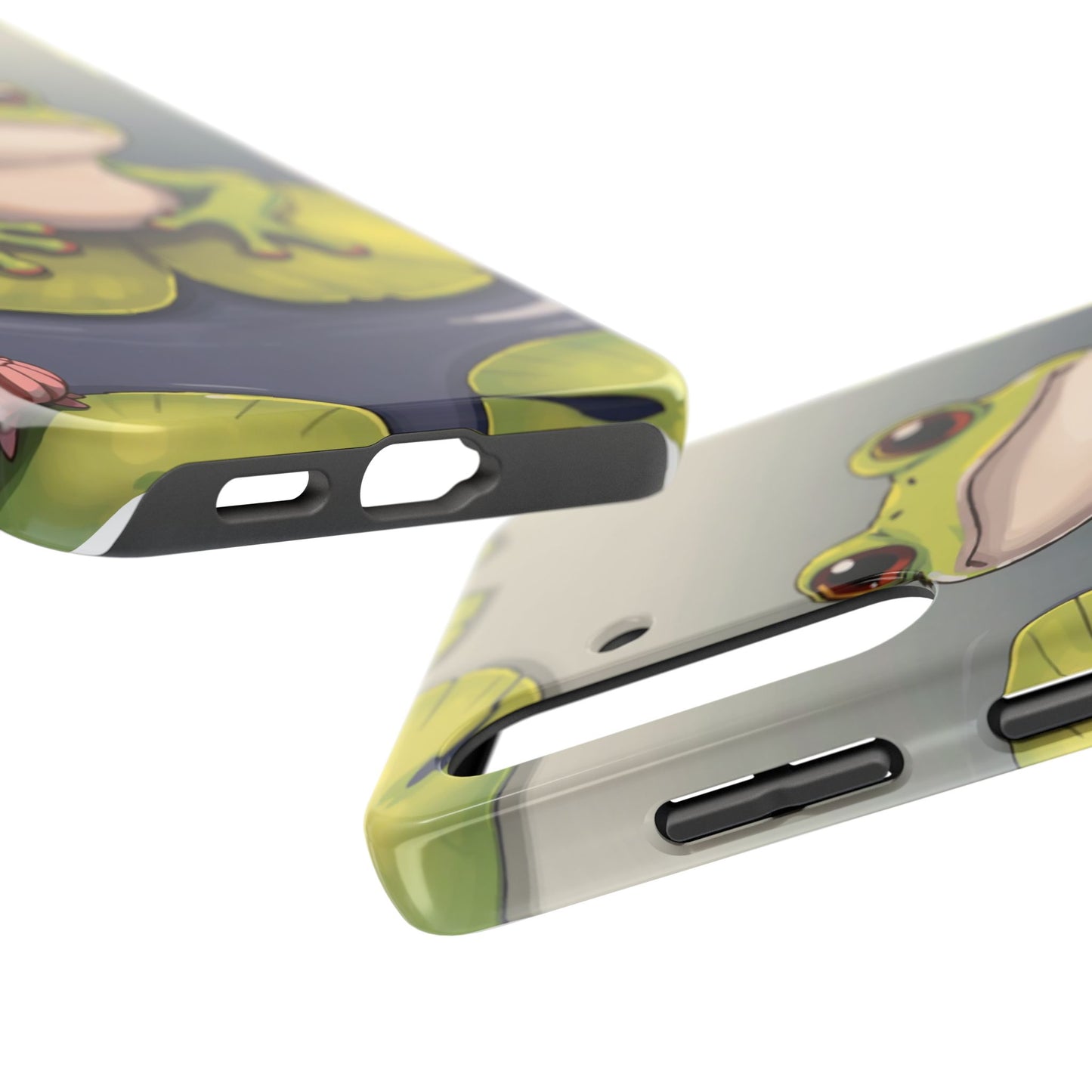 Cute Frog Tough Phone Case - Durable Protection with Nature Vibe