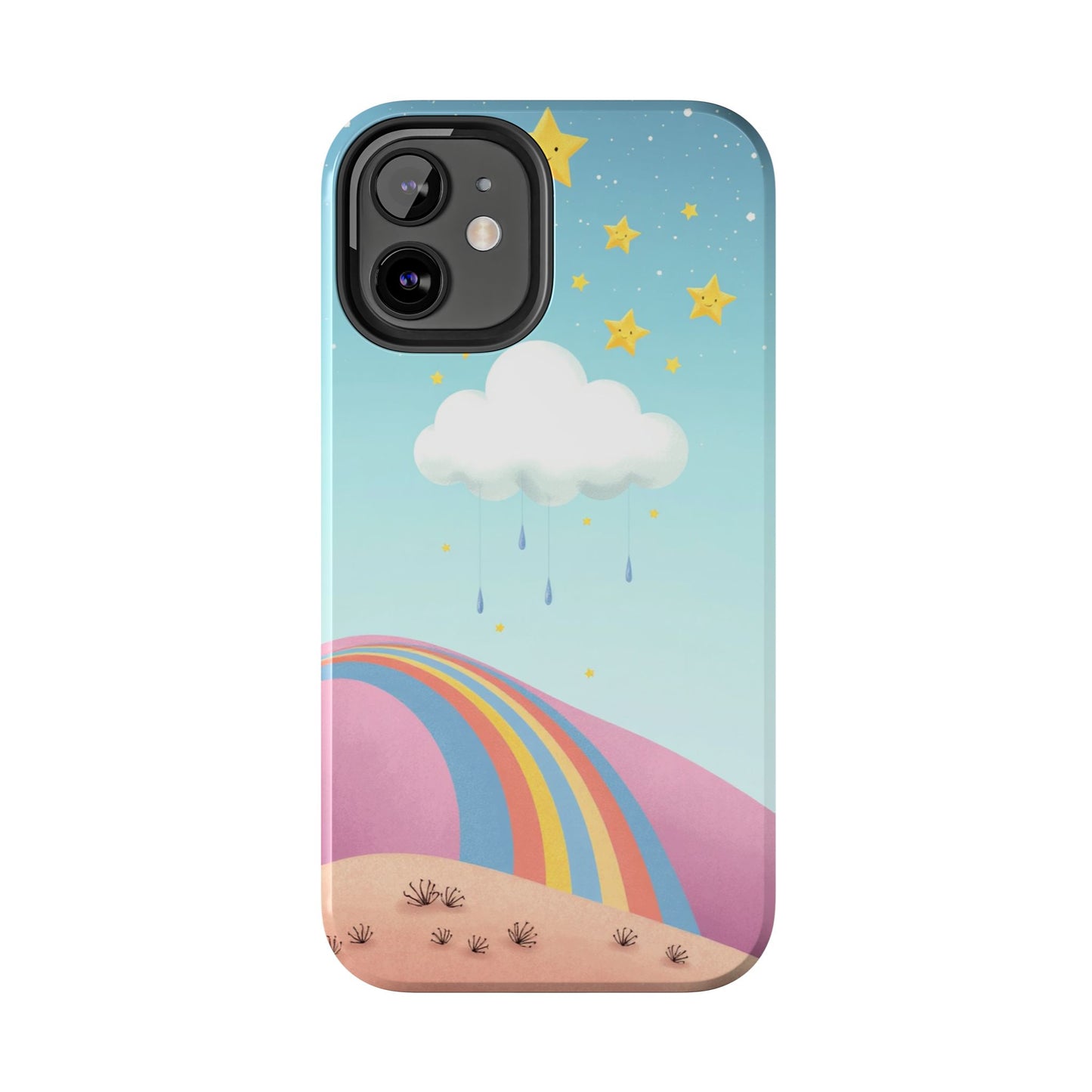 Colorful Rainbow Phone Case - Durable Tough Design for Adventurers