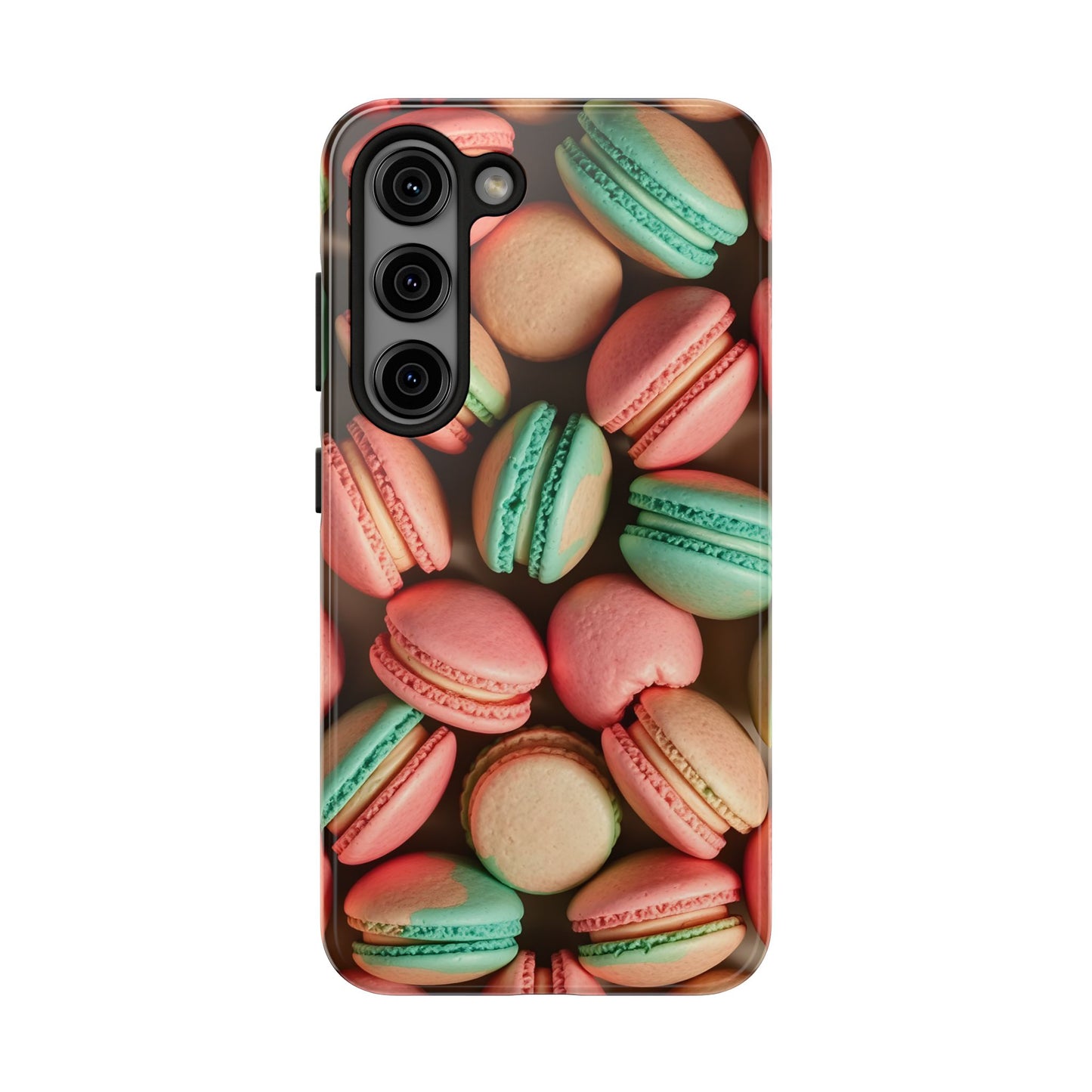 Colorful Tasty Macarons Tough Phone Case - Durable Protection with Sweet Aesthetic - for iPhone