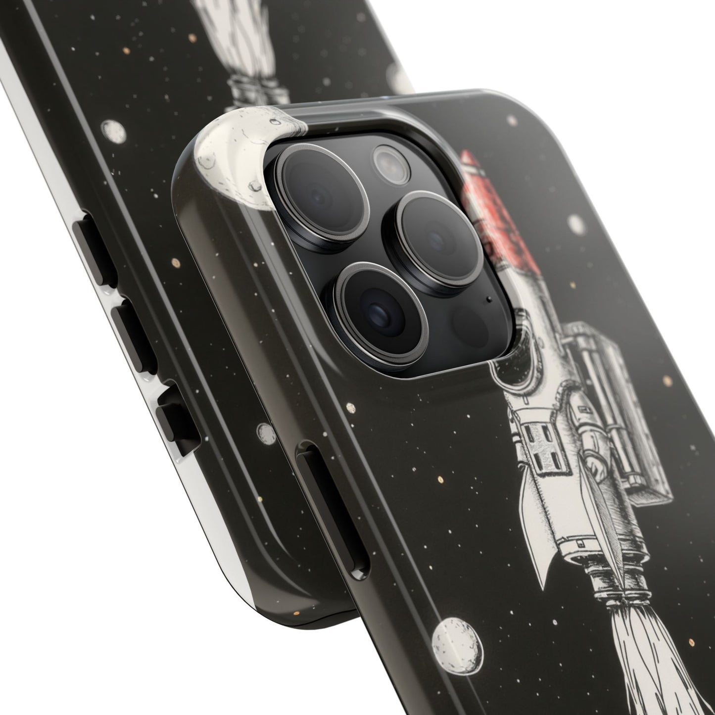 Cool Tough Phone Case for iPhone - Astro-Rocket Bond