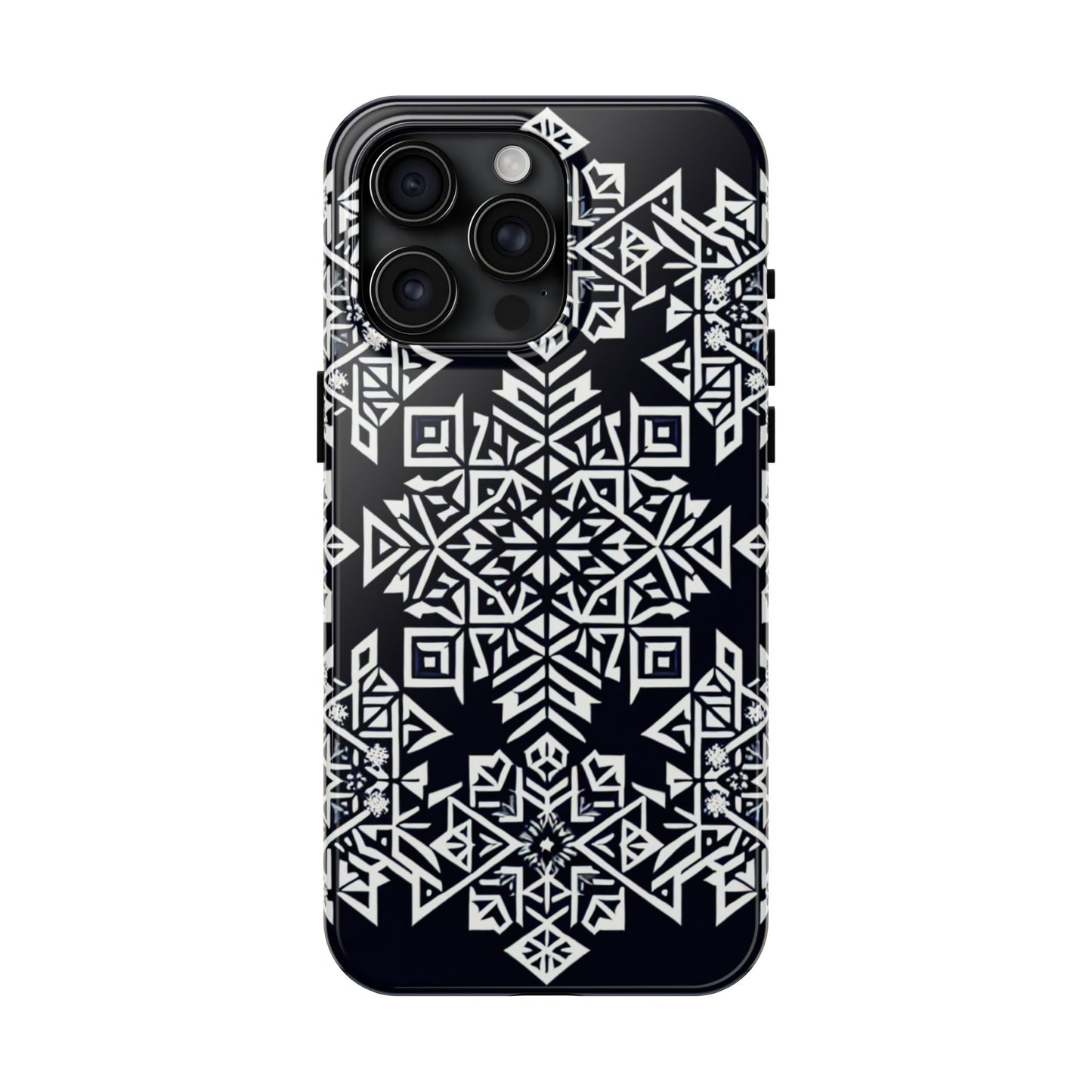 Winter Wonderland Tough Phone Case - Digital Snowflake - for iPhone