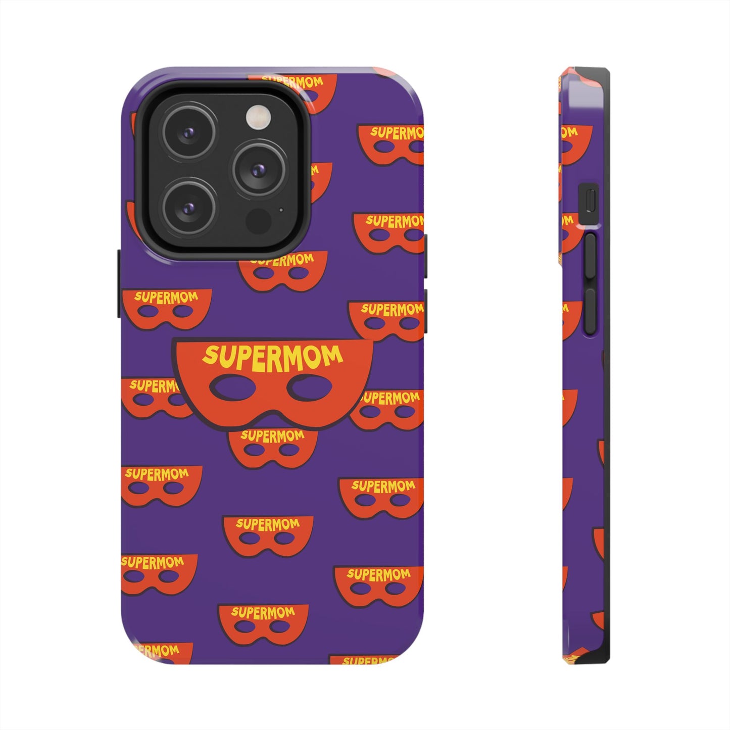 Supermom Tough Phone Case - Durable Protection with Fun Design - for iPhone