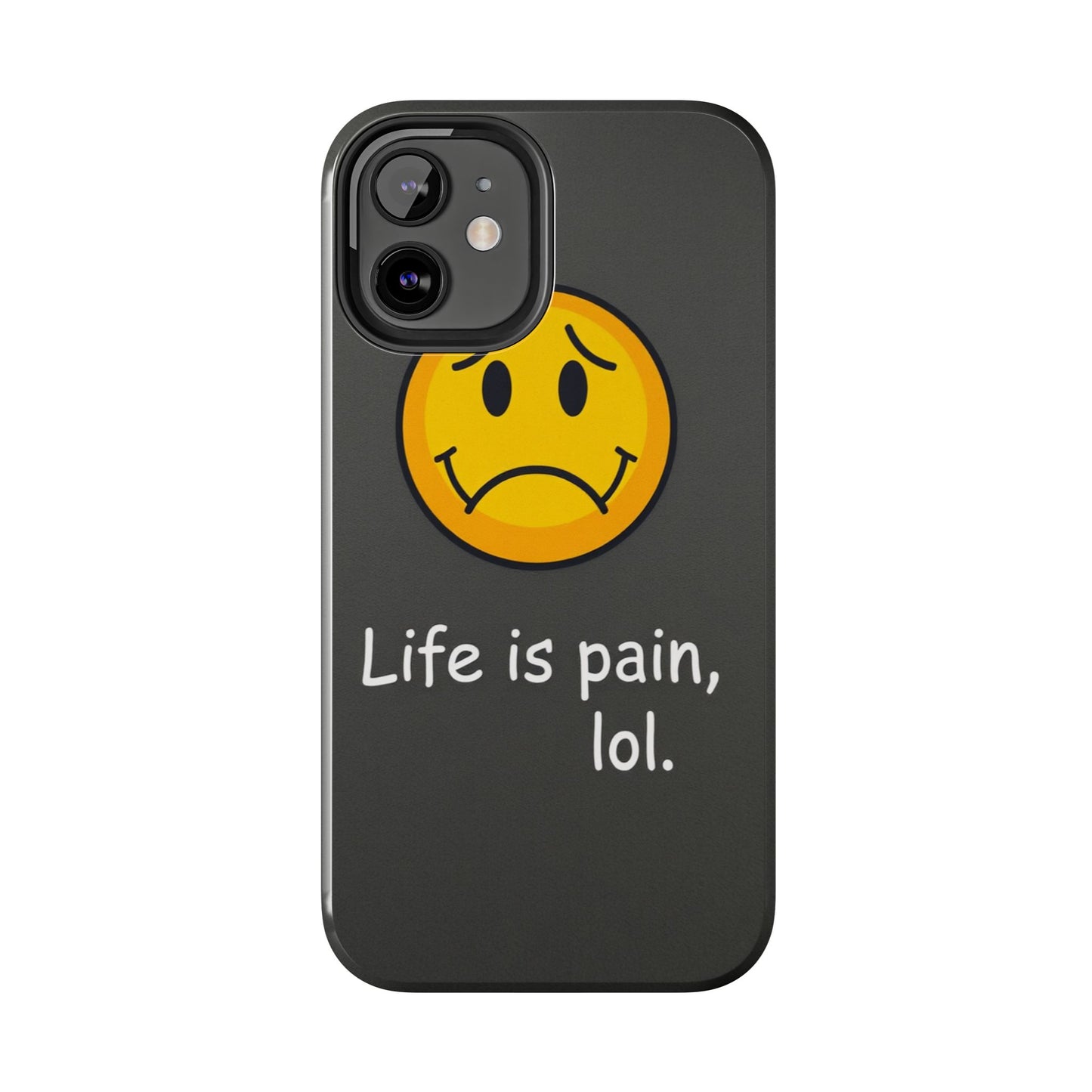 Life is Pain Tough Phone Case - Trendy Design for Smartphone Protection