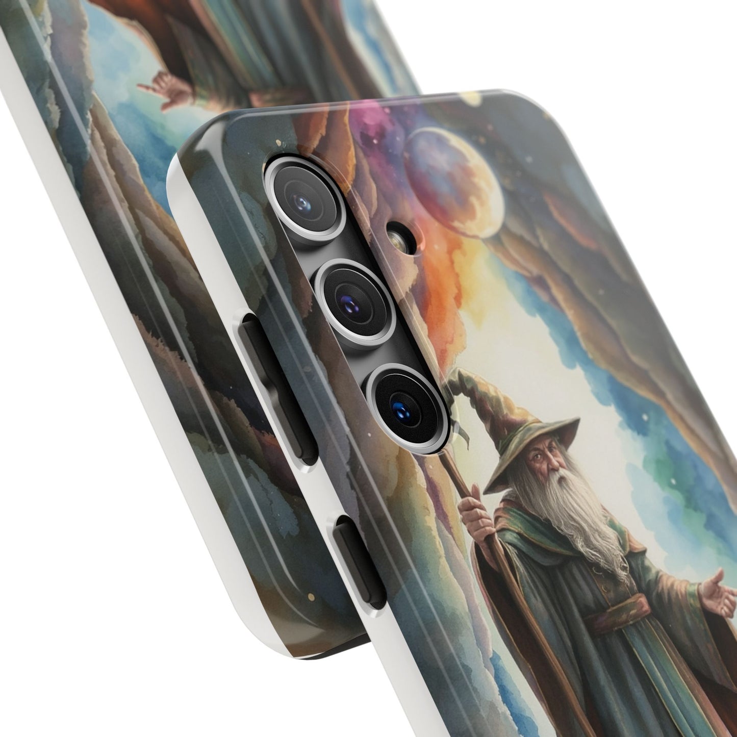 Magical Wizard Phone Case - Tough, Durable Phone Cover for Fantasy Lovers, Geek Gift, Unique Design, Celestial Phone Accessory