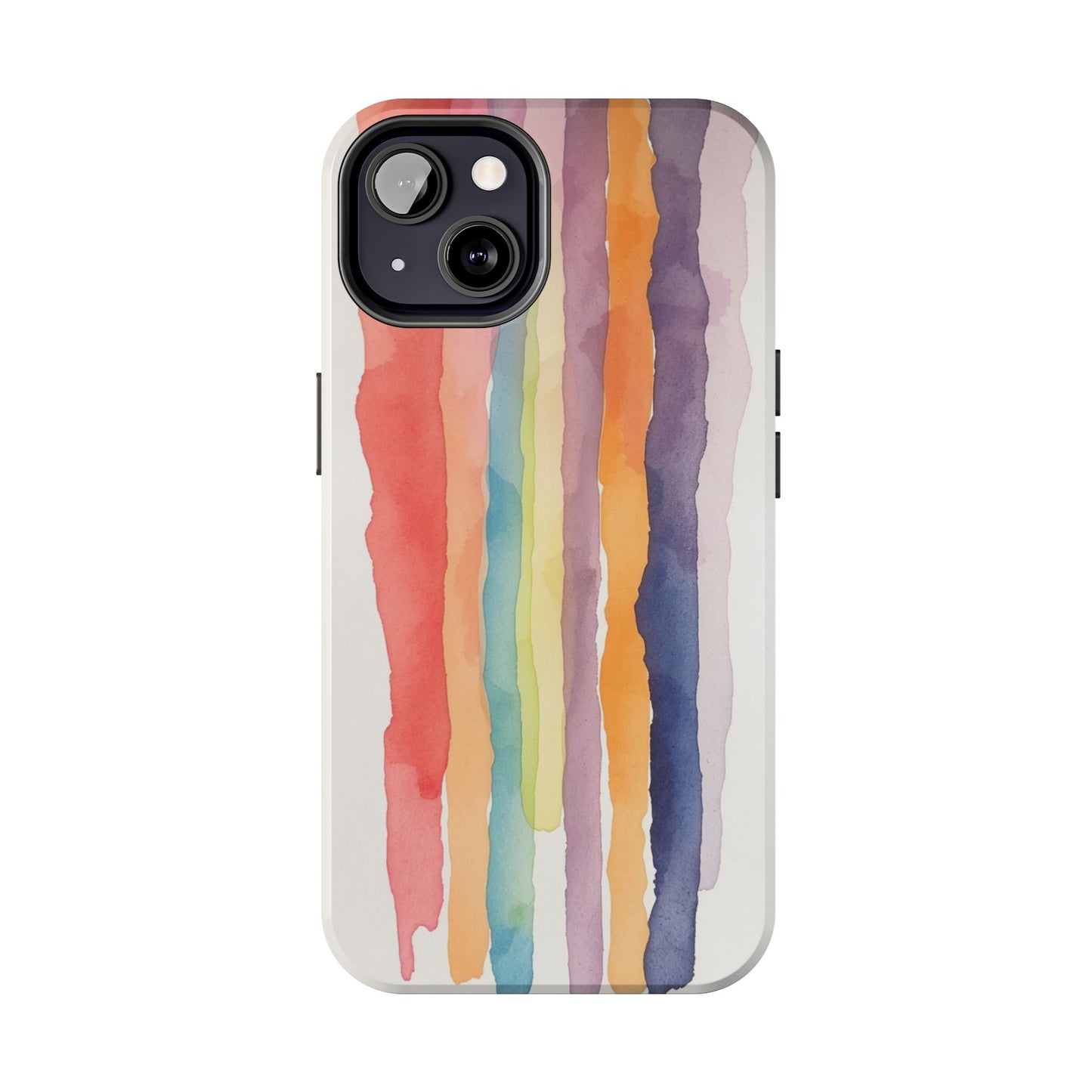 Colorful Watercolor Tough Phone Case - Stylish and Durable Cover for Creative Souls