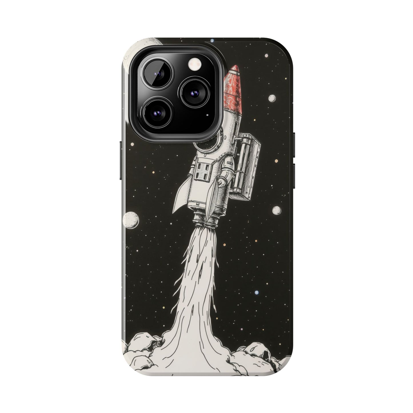Cool Tough Phone Case for iPhone - Astro-Rocket Bond
