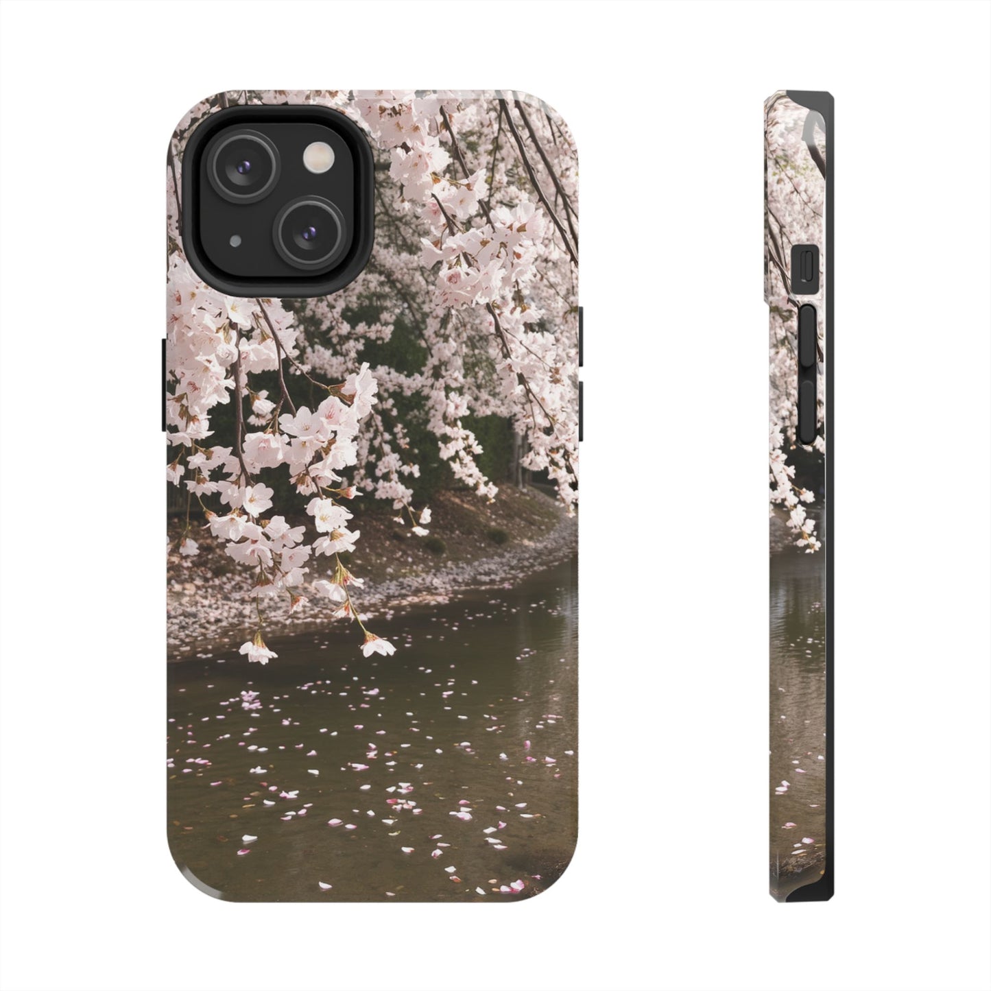 Cherry Blossom Tough Phone Cases - Durable Protection with Floral Serenity