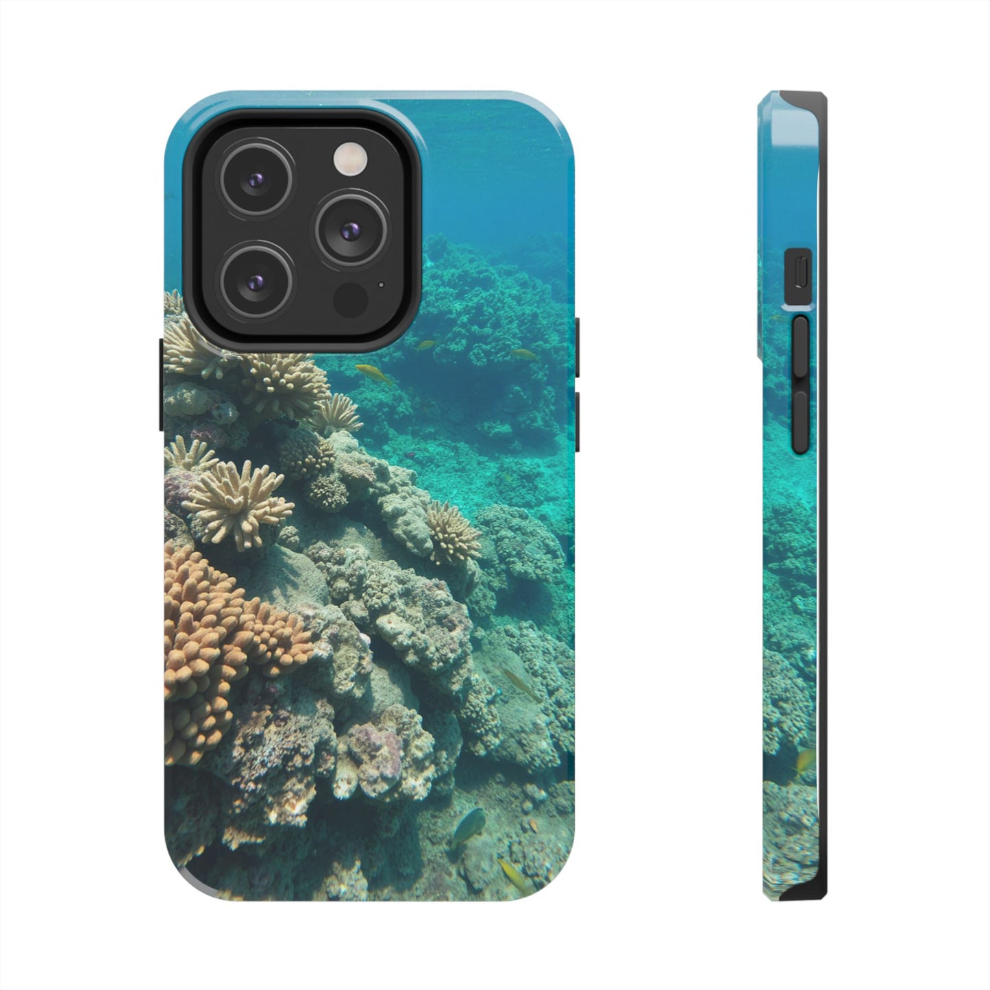 Coral Reef Tough Phone Case - Ocean Vibes Protection for Adventure Lovers