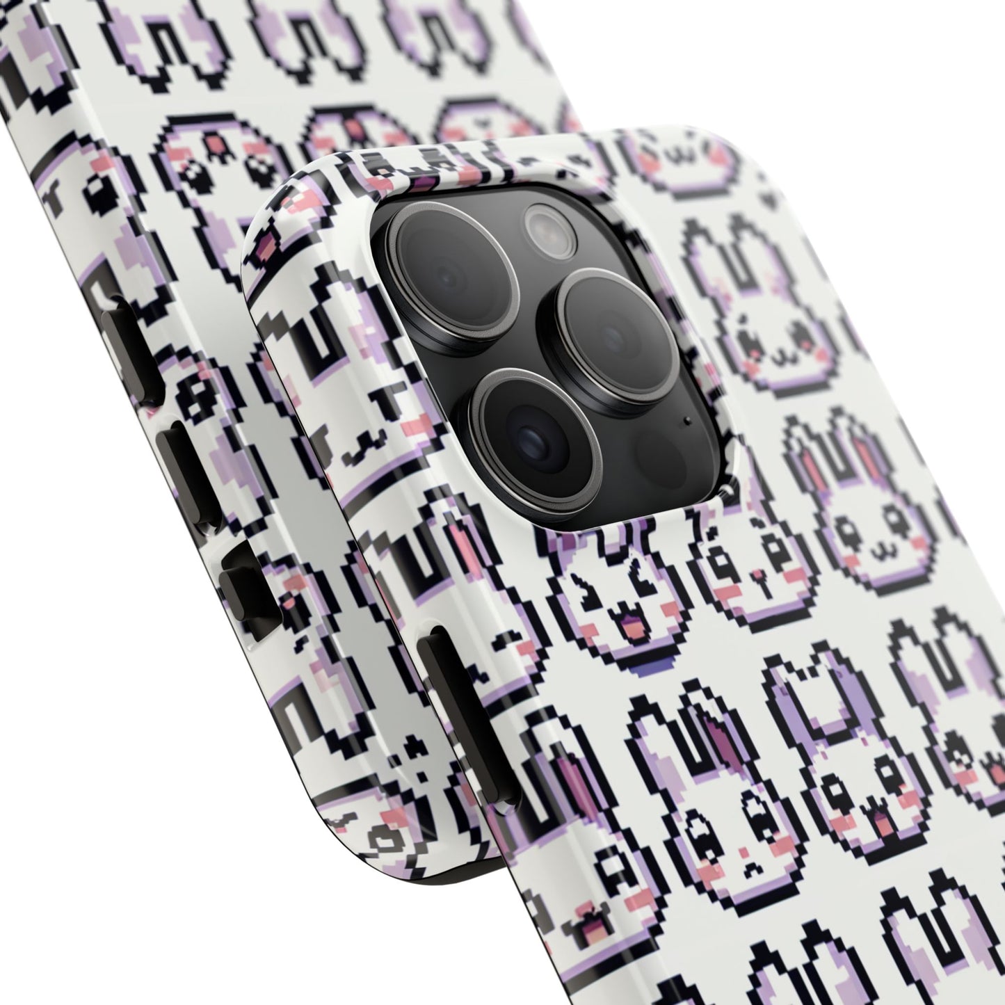 Cute Pixel Bunny Tough Phone Case - Stylish & Protective Cover for iPhone