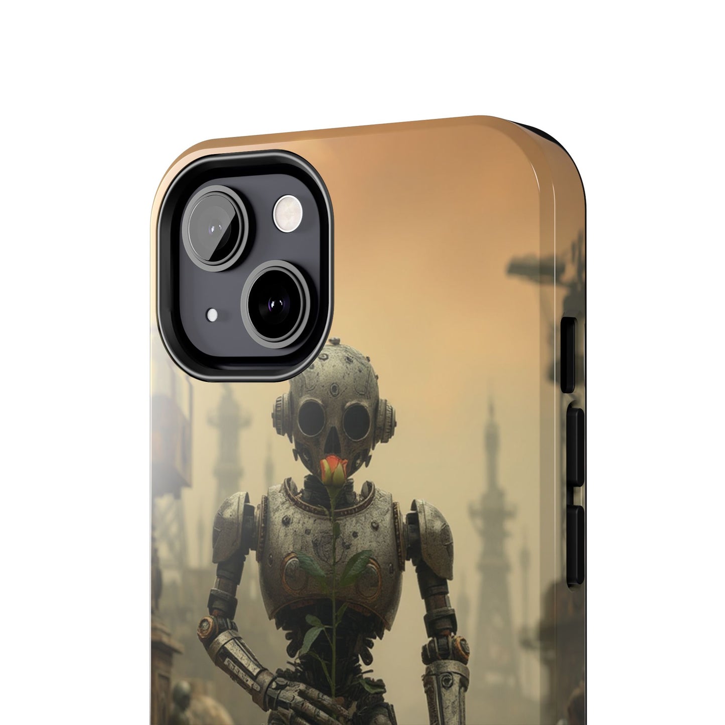 Robotic Sentinel Tough Phone Case - Durable Protector for Sci-Fi Lovers