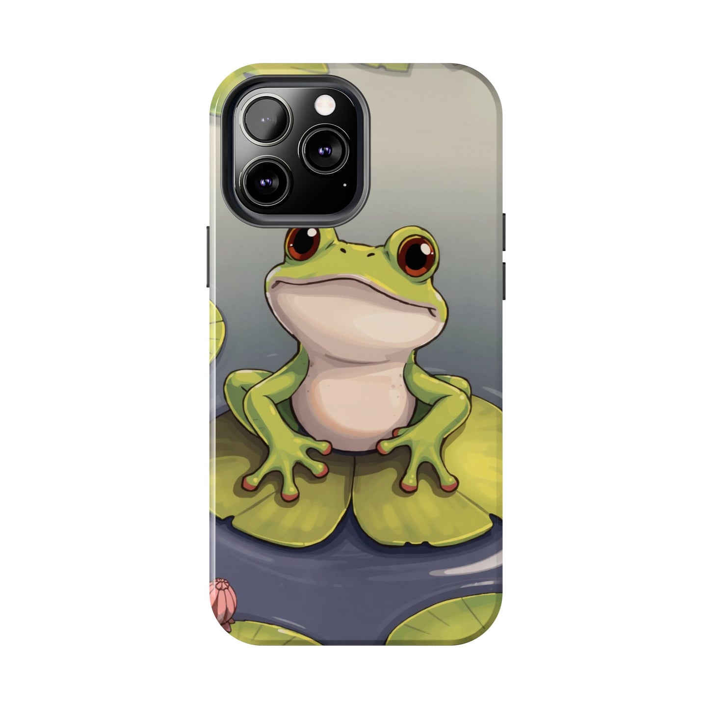 Cute Frog Tough Phone Case - Durable Protection with Nature Vibe