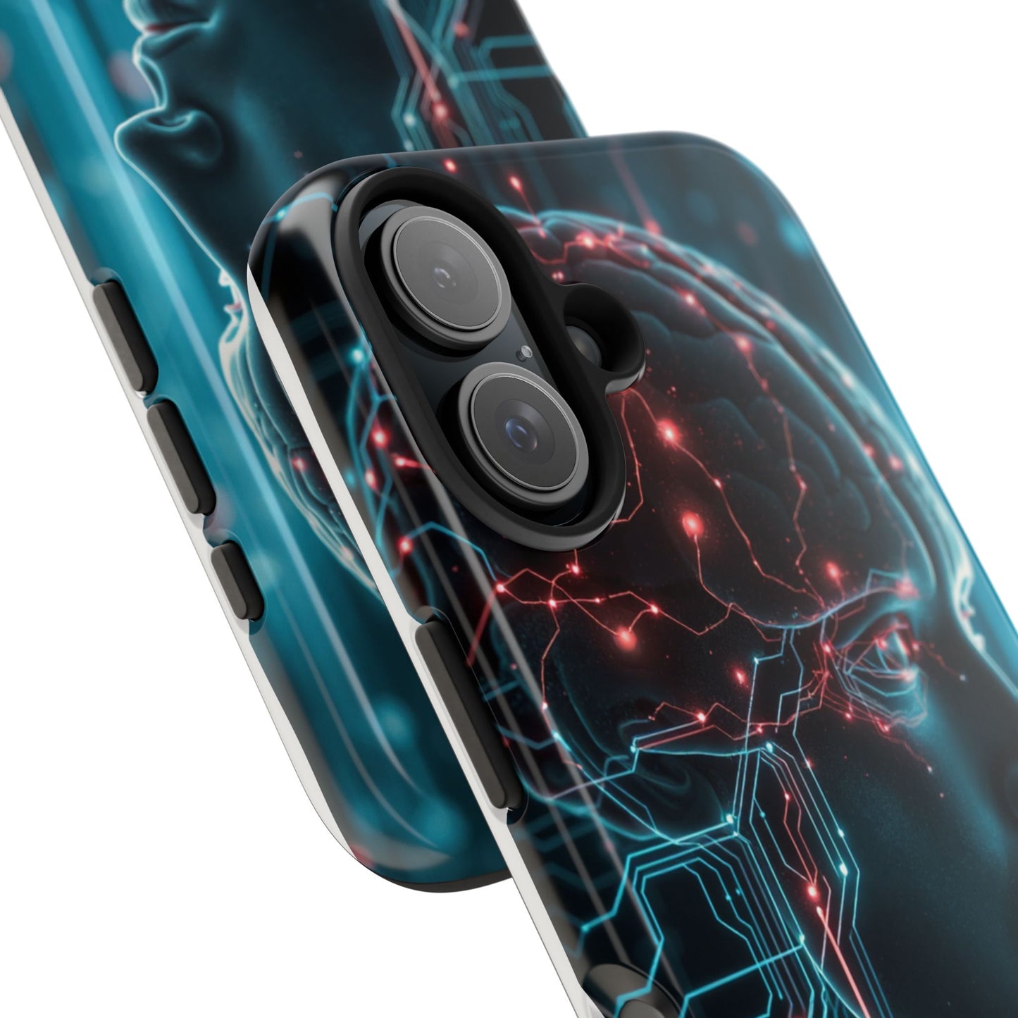 Futuristic Brain Design Tough Phone Case