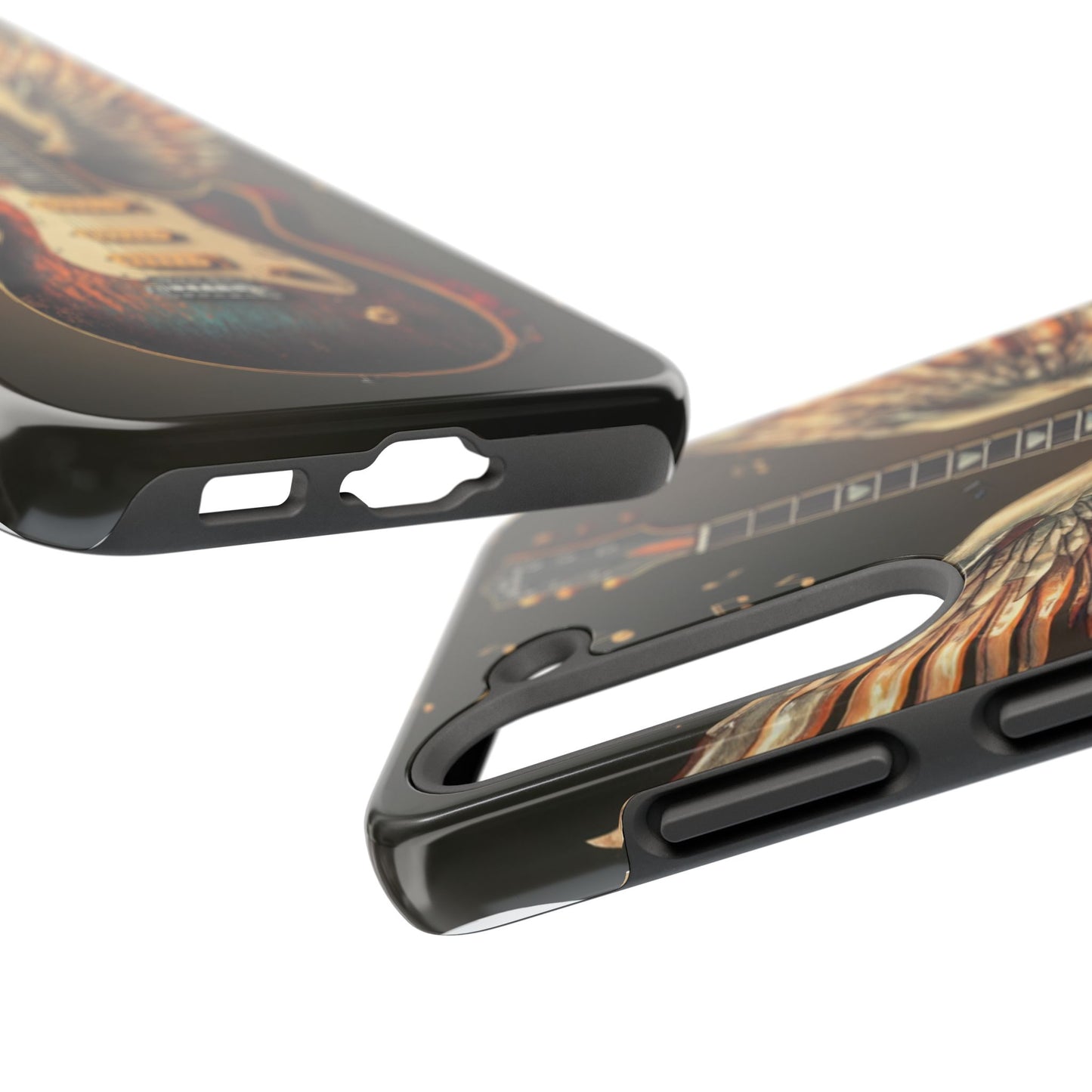 Inspirational Guitar Wing Phone Case - Tough Protection for Music Lovers