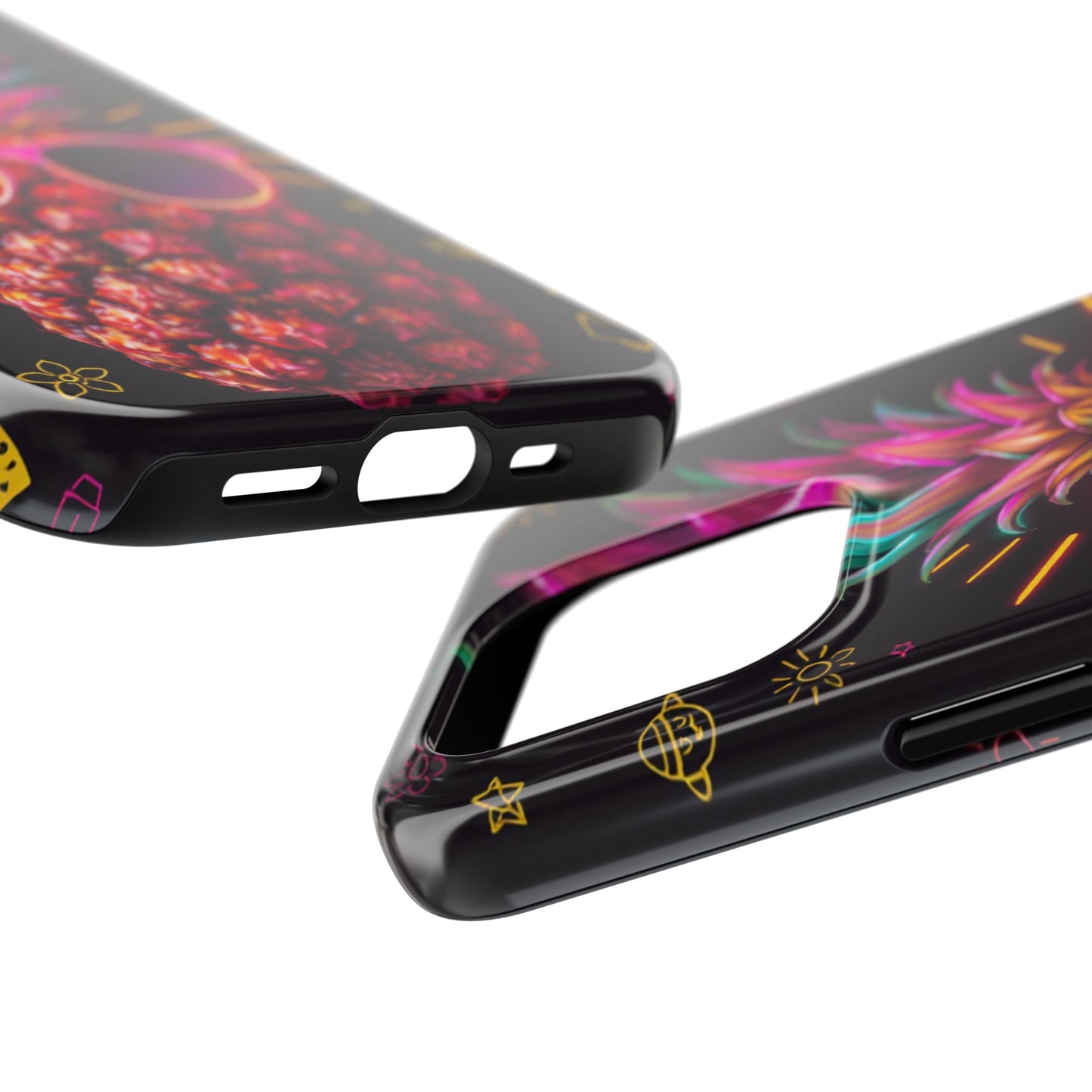 Tough Pineapple Phone Case - Cool, Vibrant Design Perfect for Summer Vibes