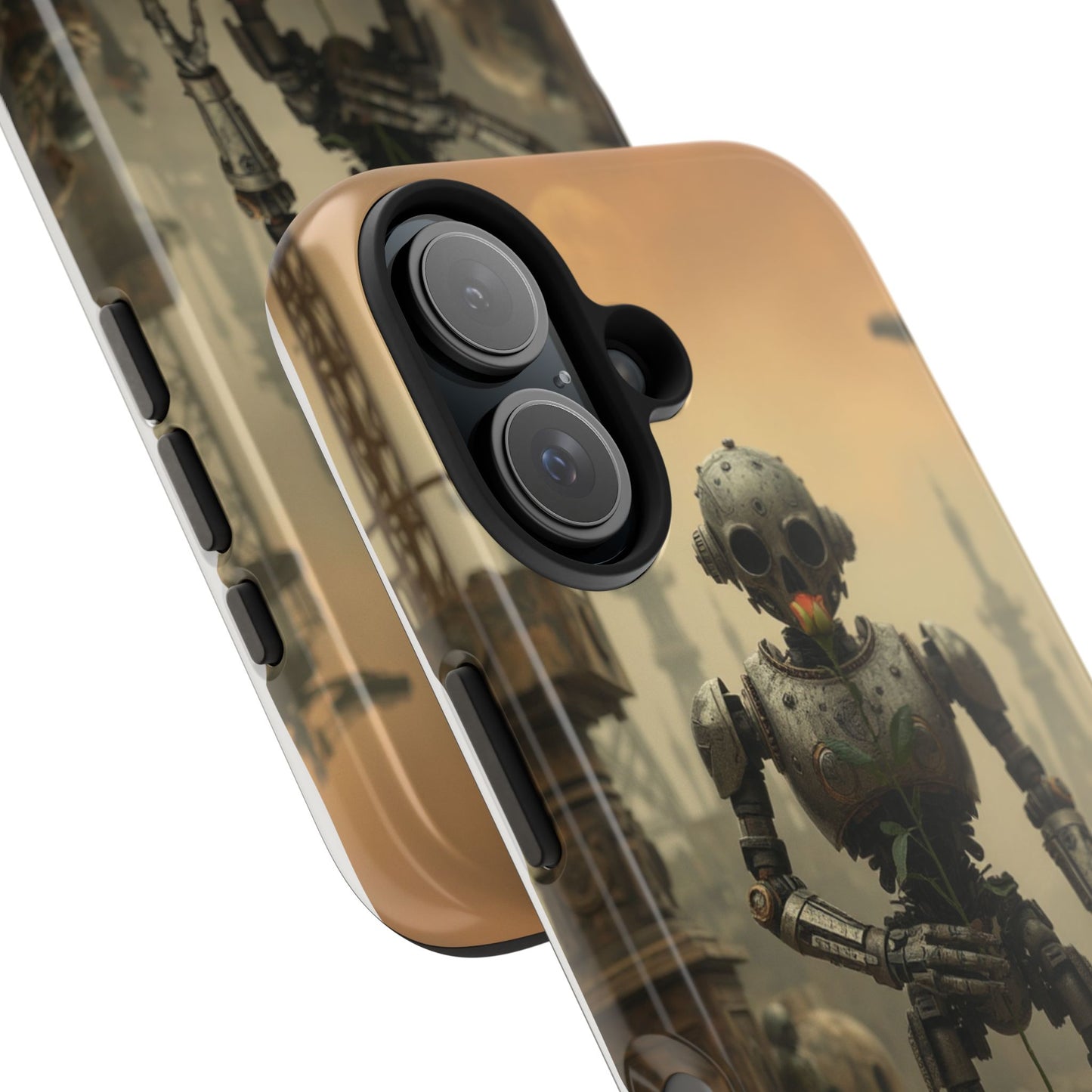 Robotic Sentinel Tough Phone Case - Durable Protector for Sci-Fi Lovers