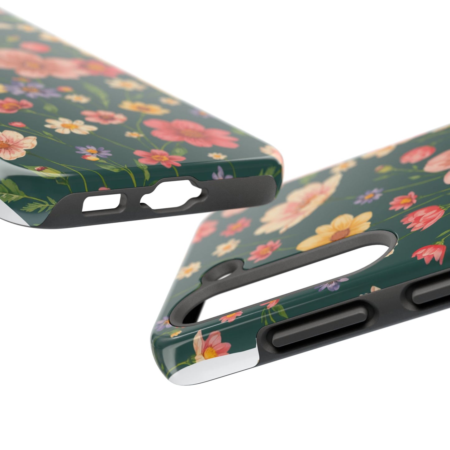 Vintage Spring Flowers Tough Phone Case - Durable Protection for iPhone