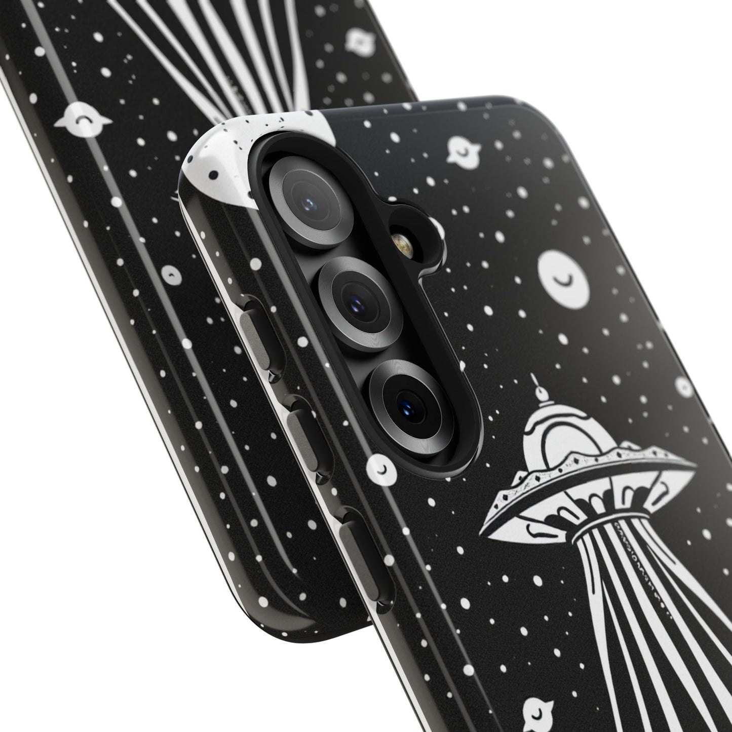 Galaxy UFO Tough Phone Case - Durable Protection with Unique Space Design