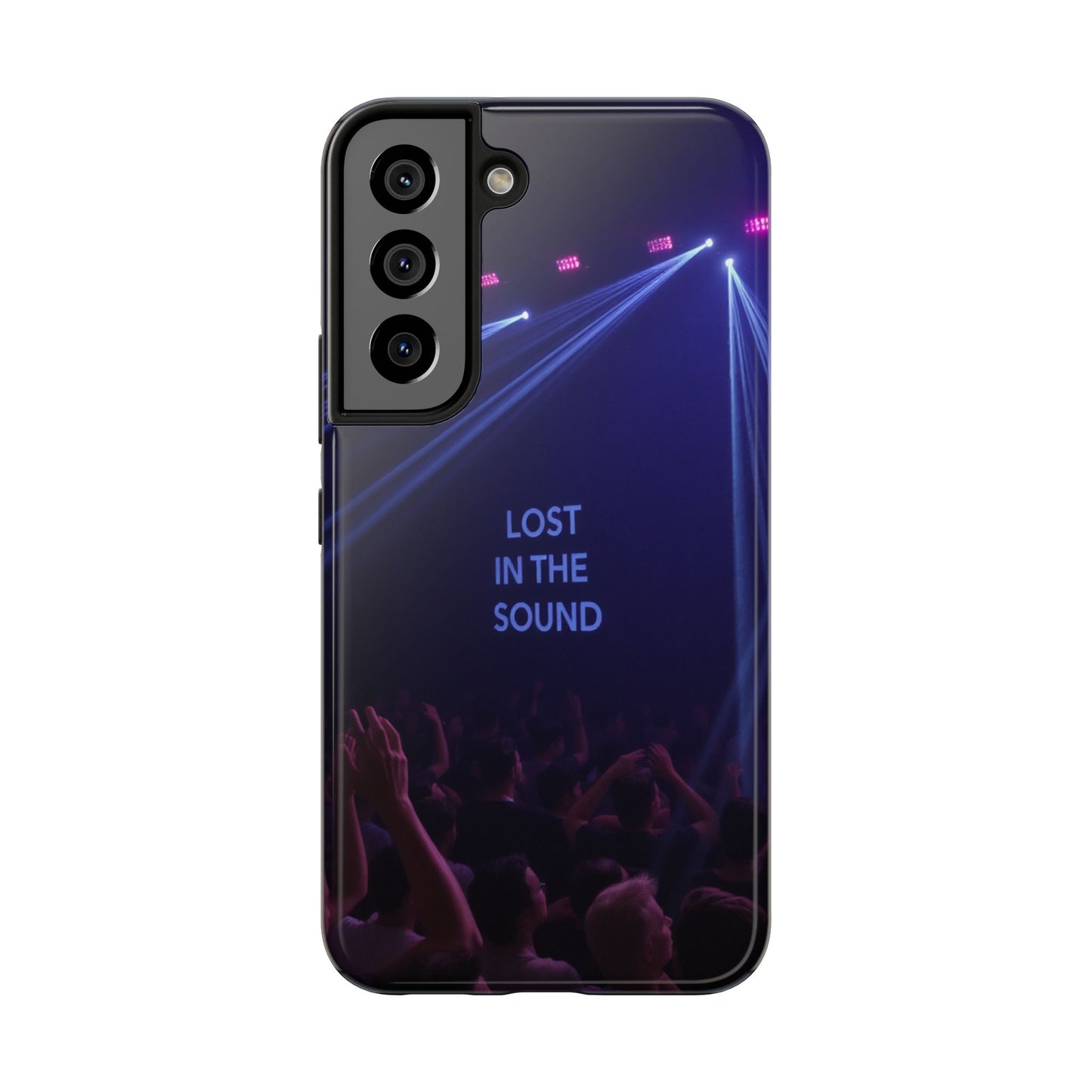Vibrant Tough Phone Case - 'Lost in the Sound' Design for Music Lovers