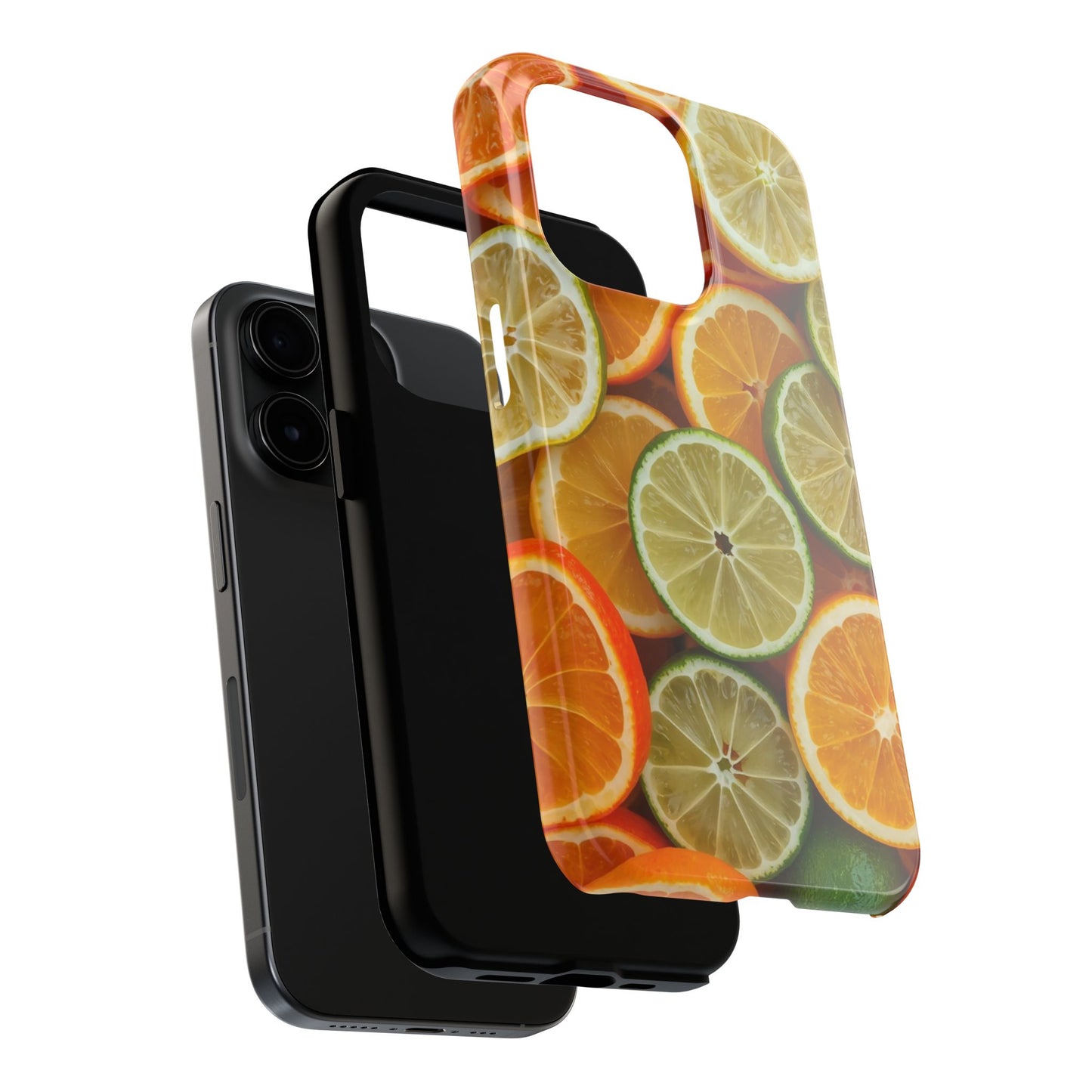Citrus Slice Tough Phone Case – Vibrant Fruit Design for Summer Fun