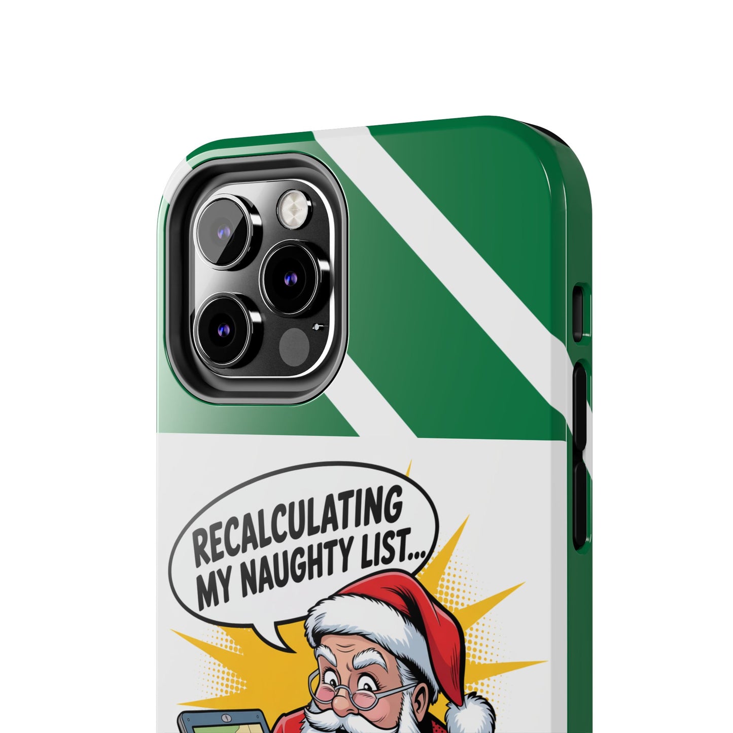 Santa Naughty List Phone Case - Tough & Fun Holiday Protection