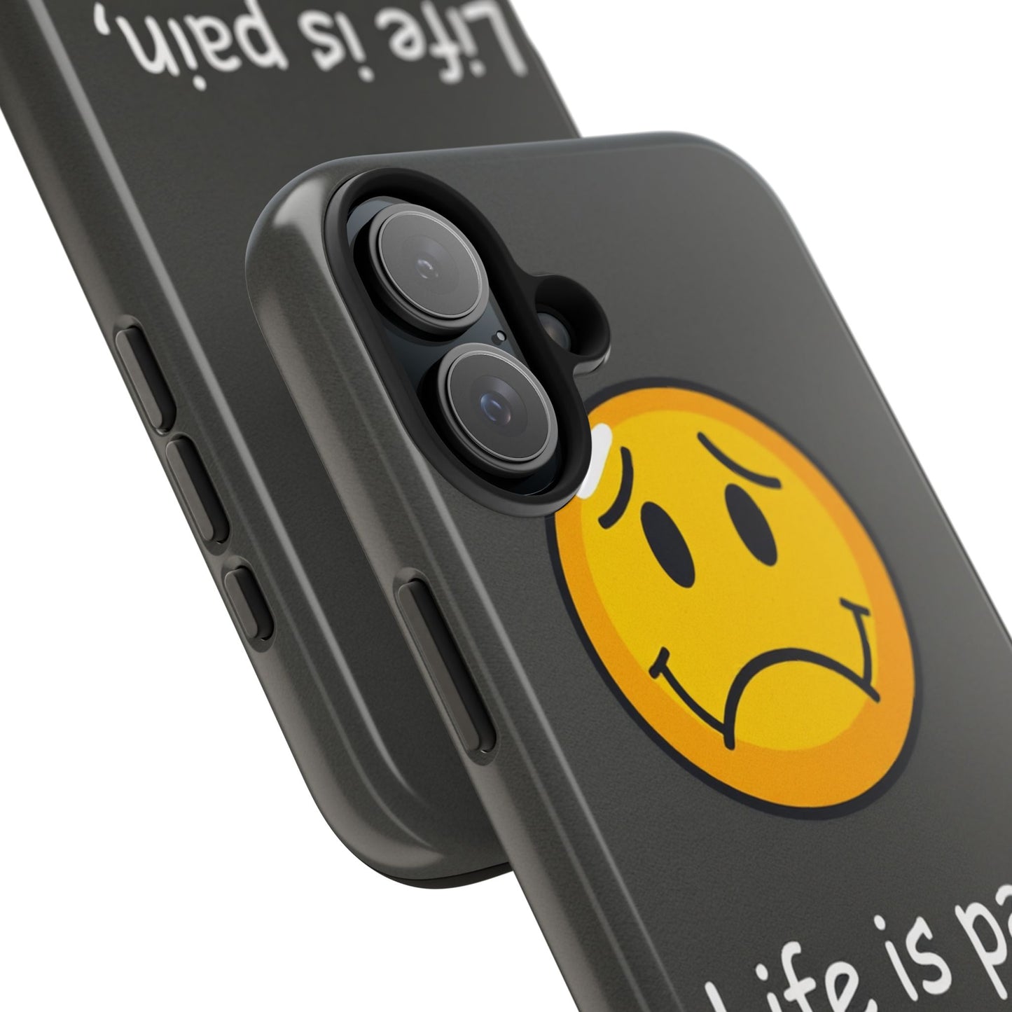 Life is Pain Tough Phone Case - Trendy Design for Smartphone Protection