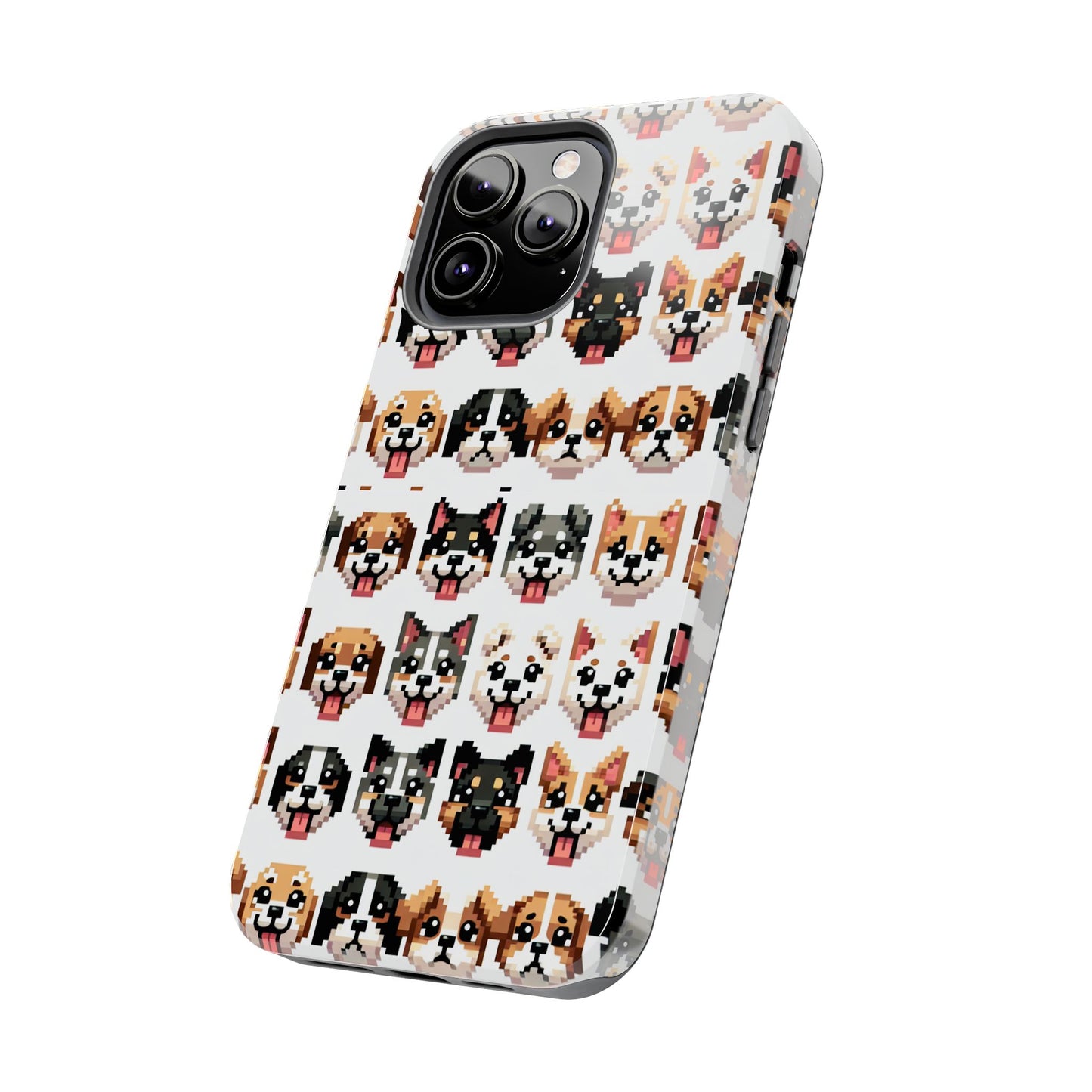 Pixelated Dog Breed Tough Phone Case - Cute, Durable Protection for Pet Lovers - for iPhone