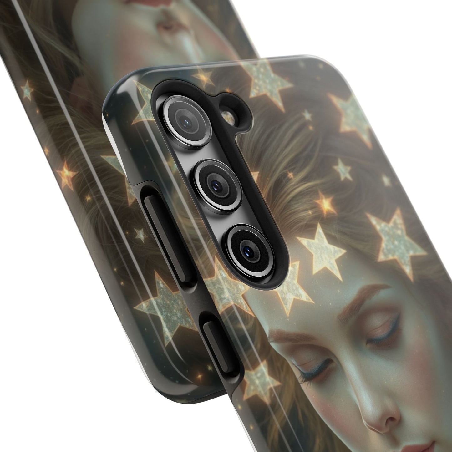 Celestial Dream Tough Phone Case - Artistic Starry Design for Style Enthusiasts
