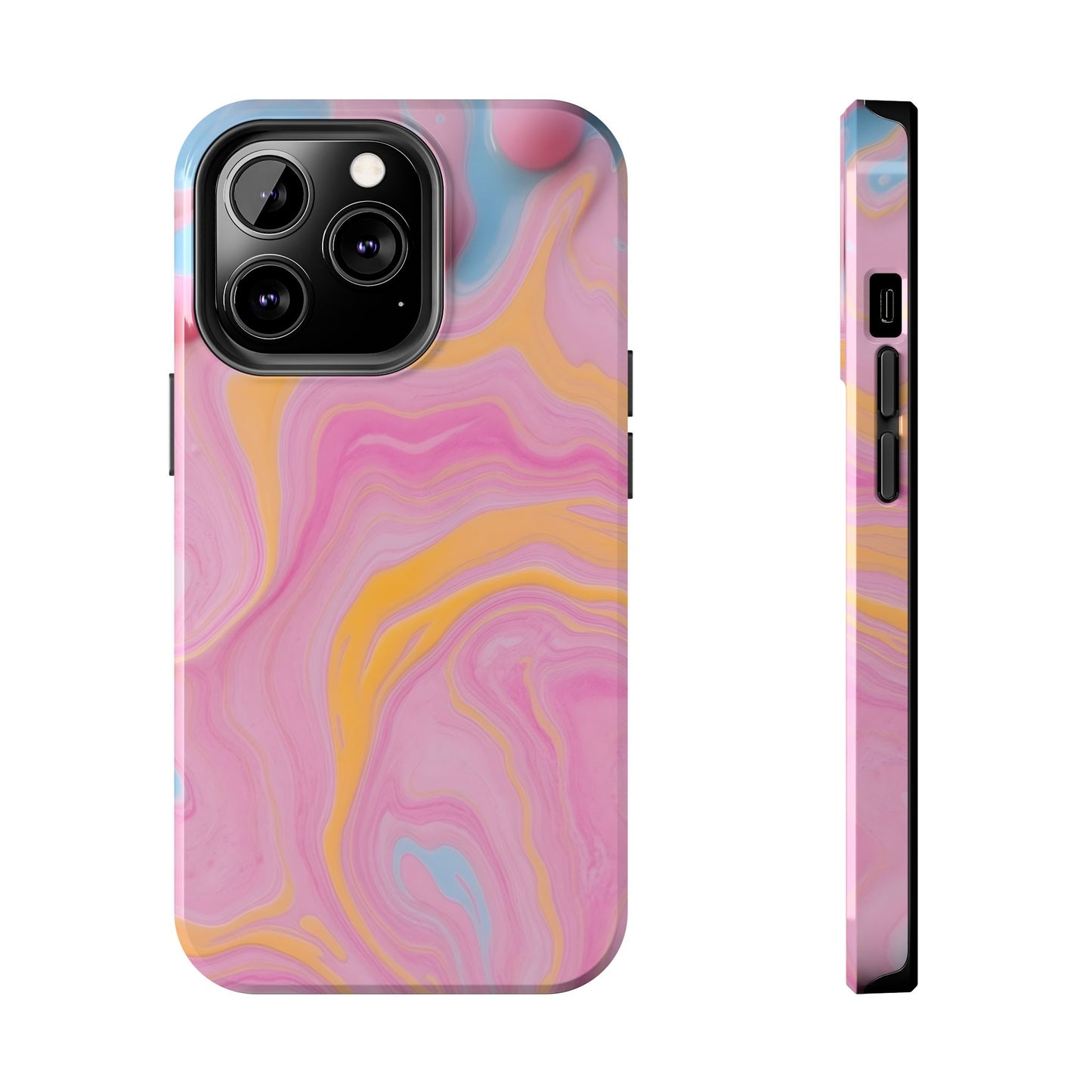 Liquid Candy Abstract Tough Phone Case - Durable Protection with Artistic Design - for iPhone