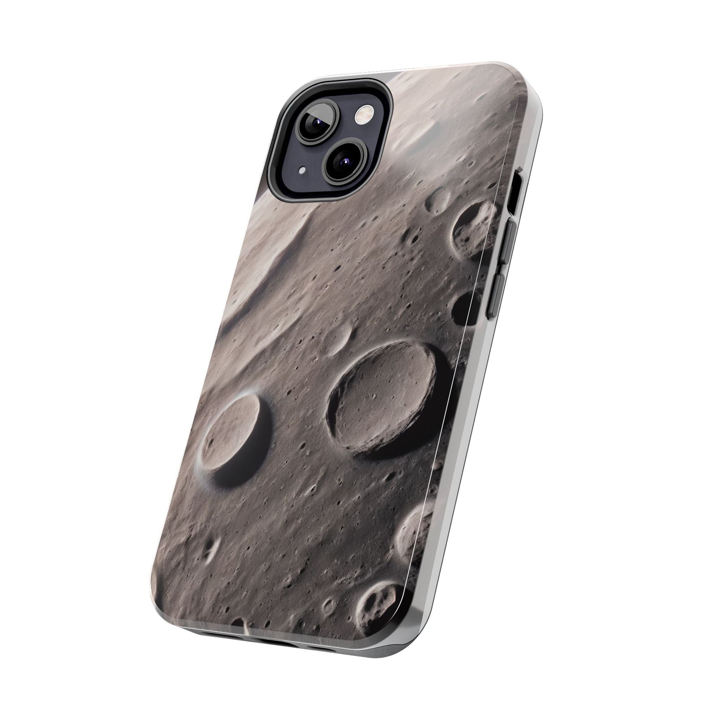 Celestial Moon Surface Tough Phone Case | Durable Space-Themed Design - for iPhone