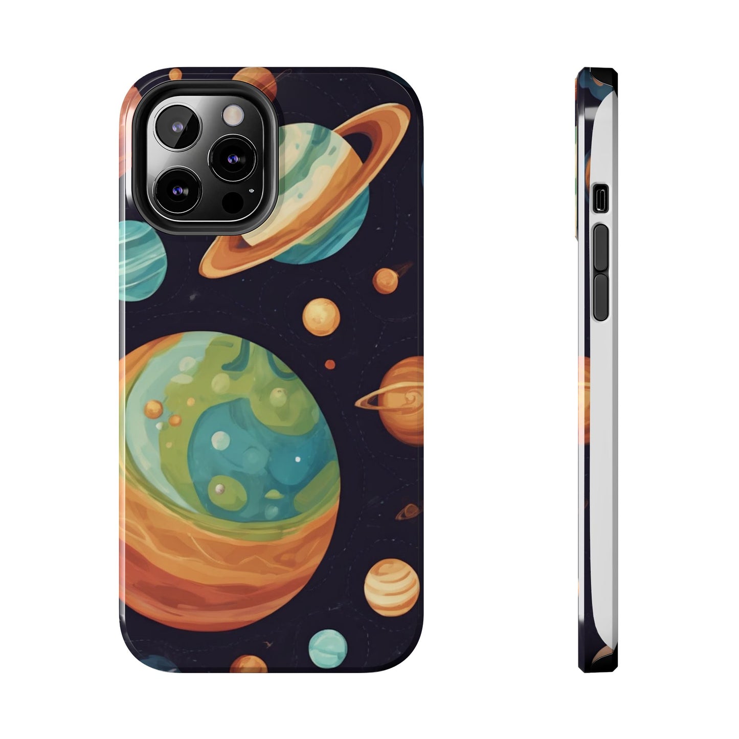Cosmic Planet Phone Case - Durable Tough Protector for Space Lovers - for iPhone