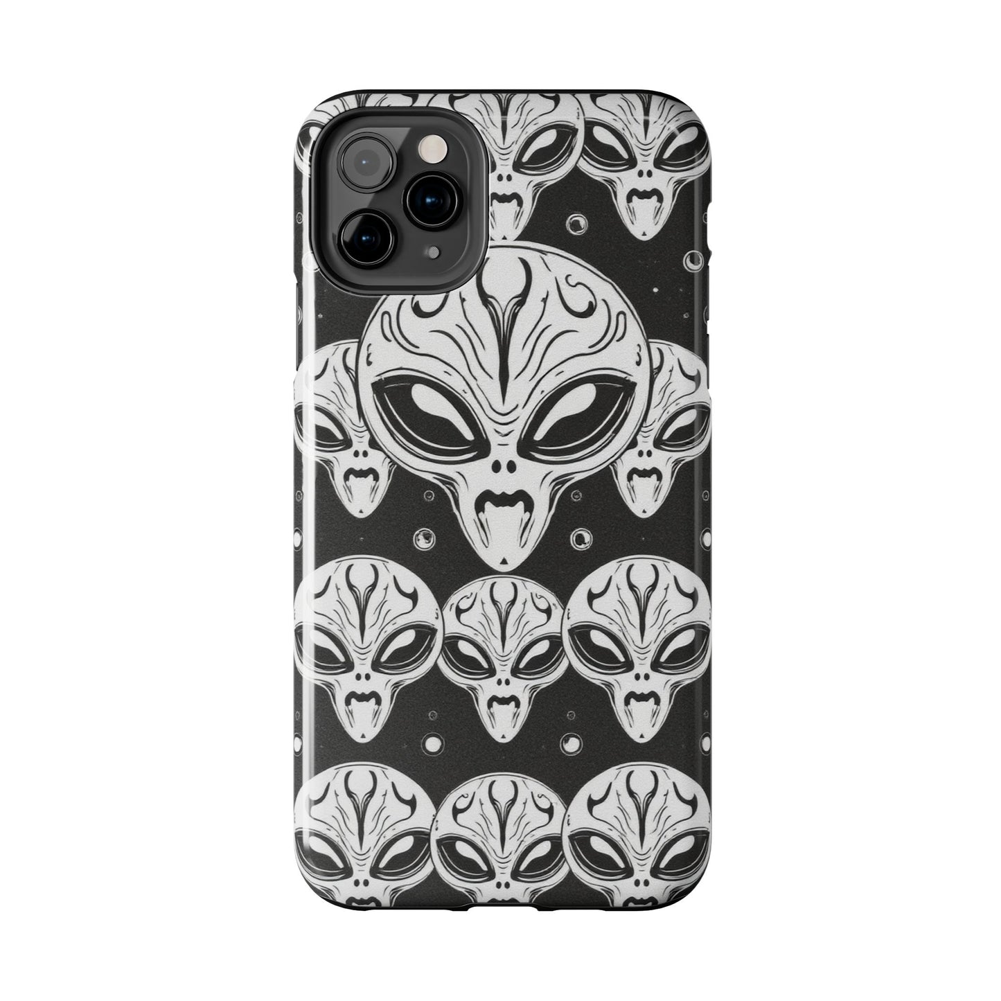 Alien Pattern Tough Phone Case - Durable Protection with Out-of-This-World Design