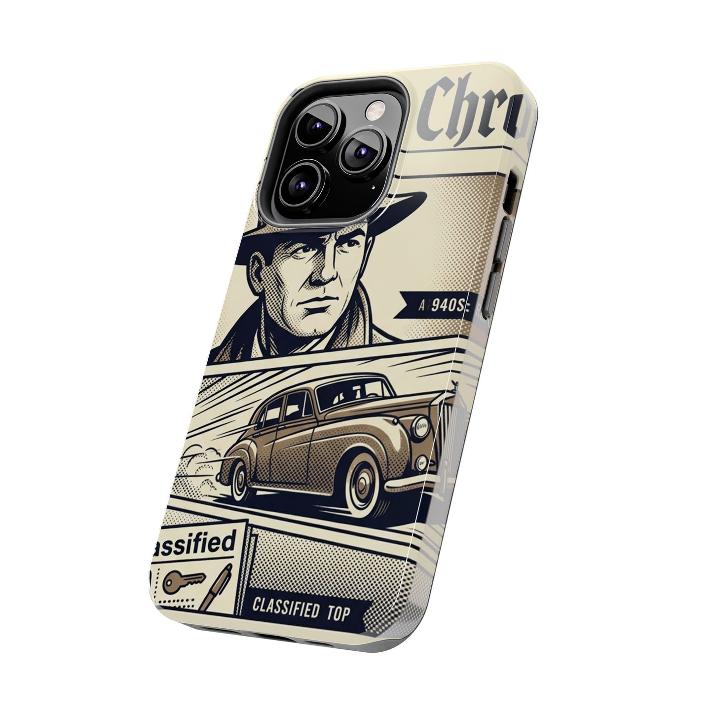 Old Newspaper Tough Phone Case