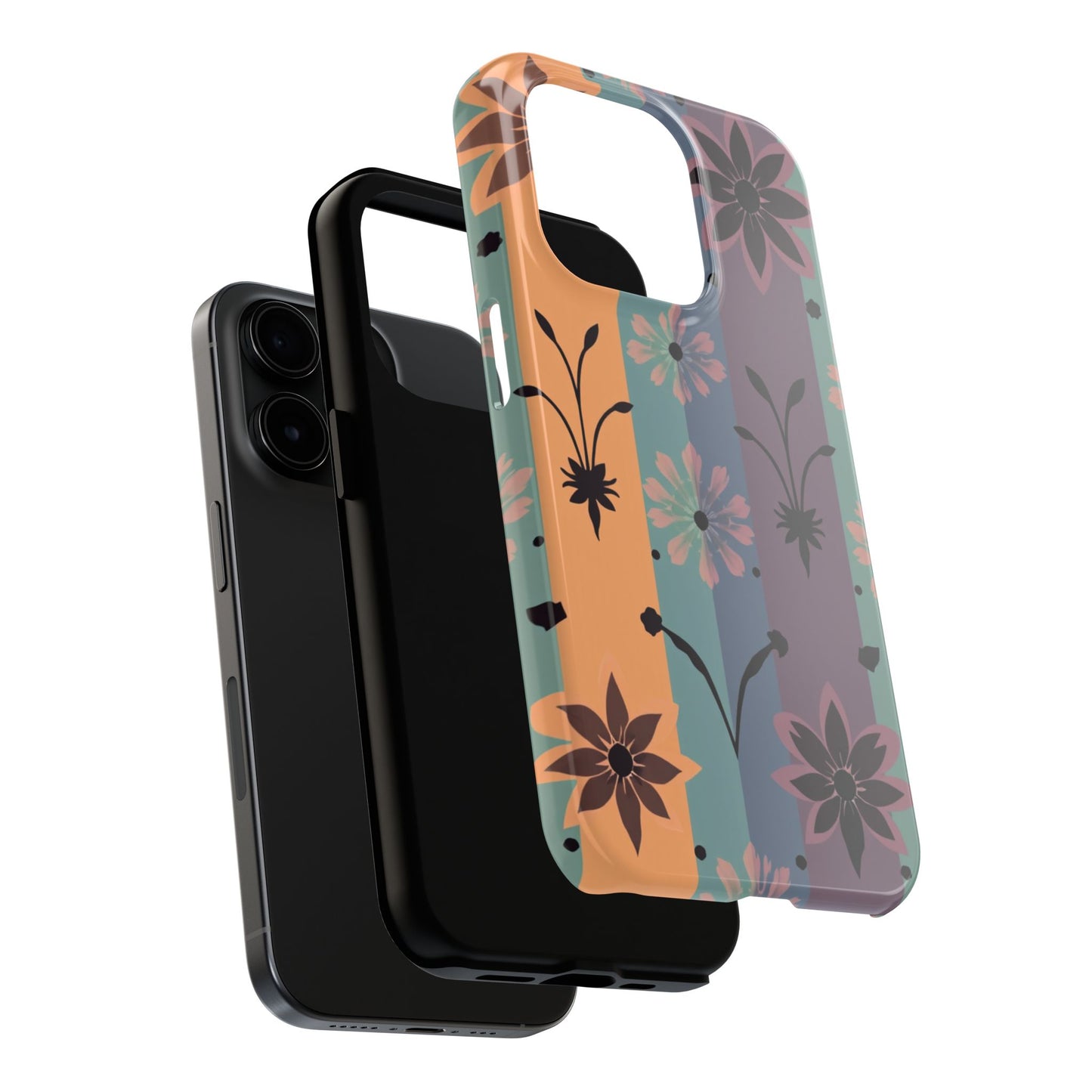 Boho Floral Tough Phone Cases - Durable & Stylish Protection - for iPhone