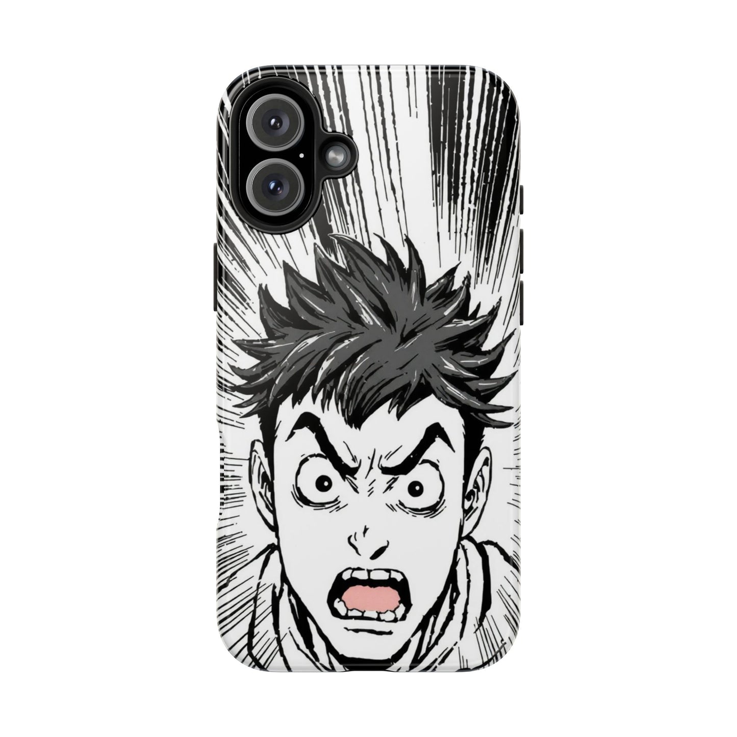 Intense Graphic Phone Case - Tough Design for Anime Fans