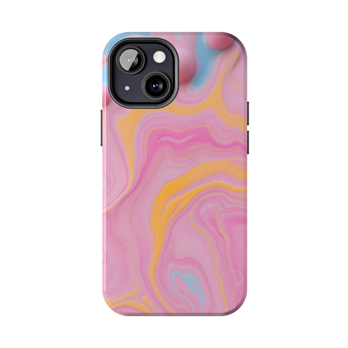 Liquid Candy Abstract Tough Phone Case - Durable Protection with Artistic Design - for iPhone