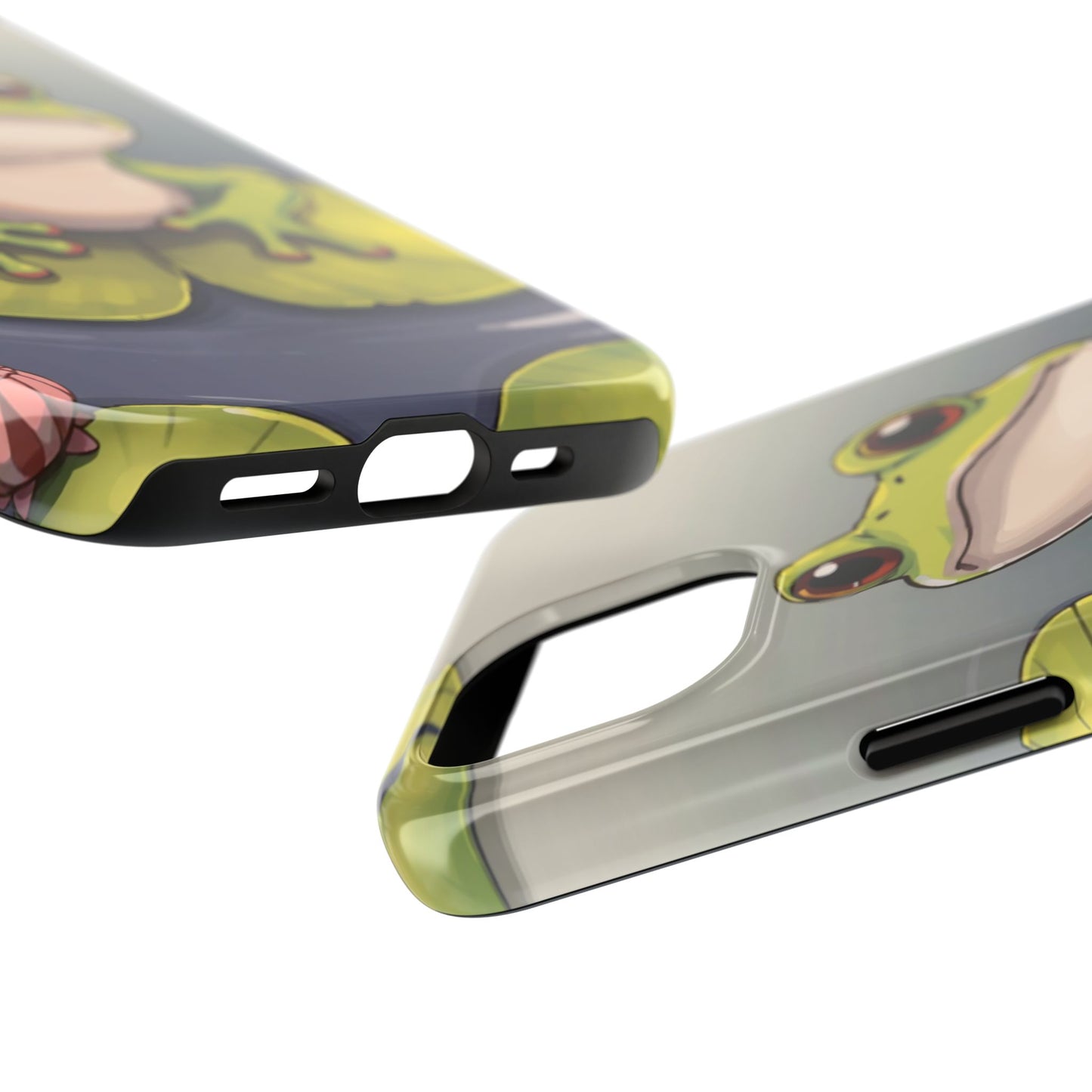 Cute Frog Tough Phone Case - Durable Protection with Nature Vibe
