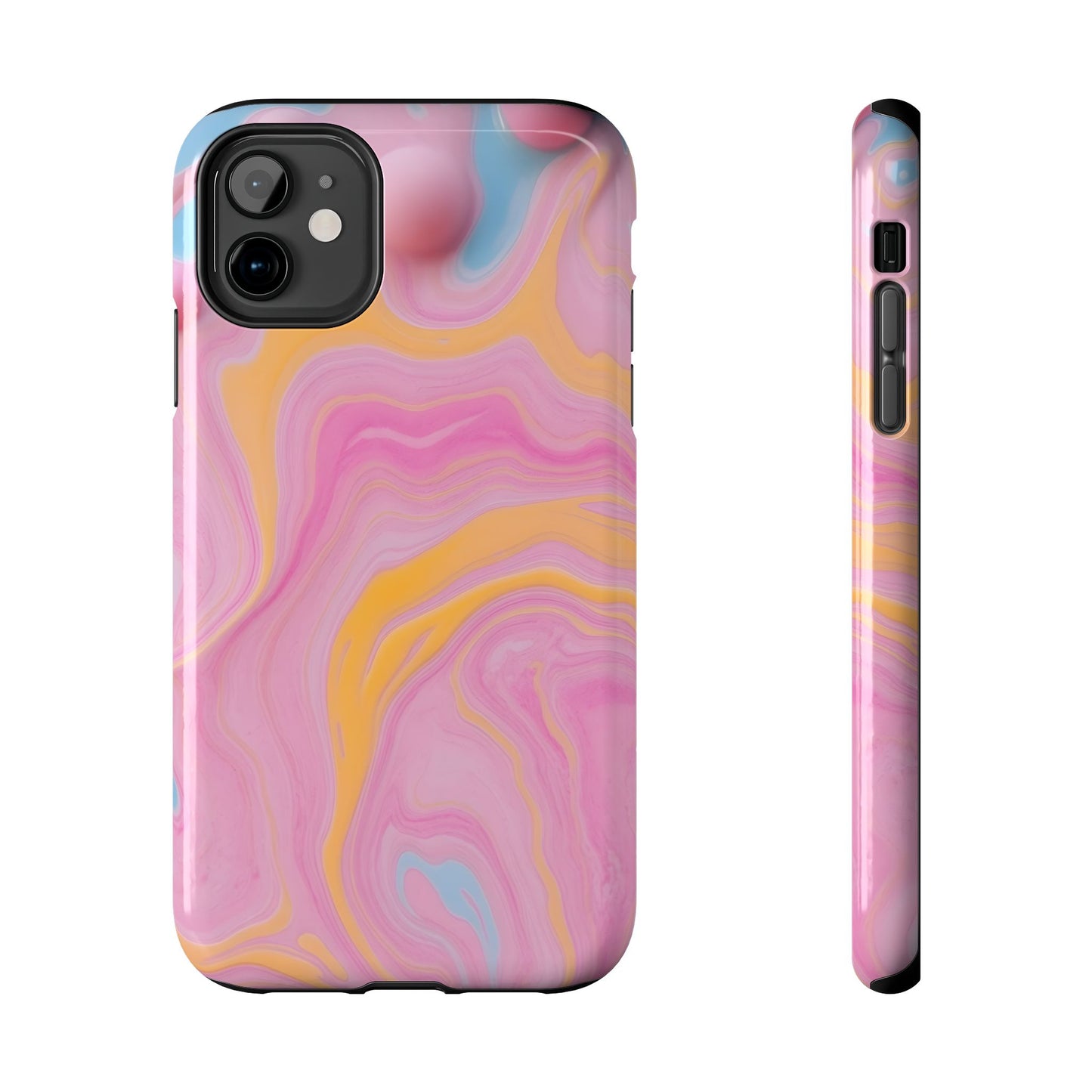 Liquid Candy Abstract Tough Phone Case - Durable Protection with Artistic Design - for iPhone