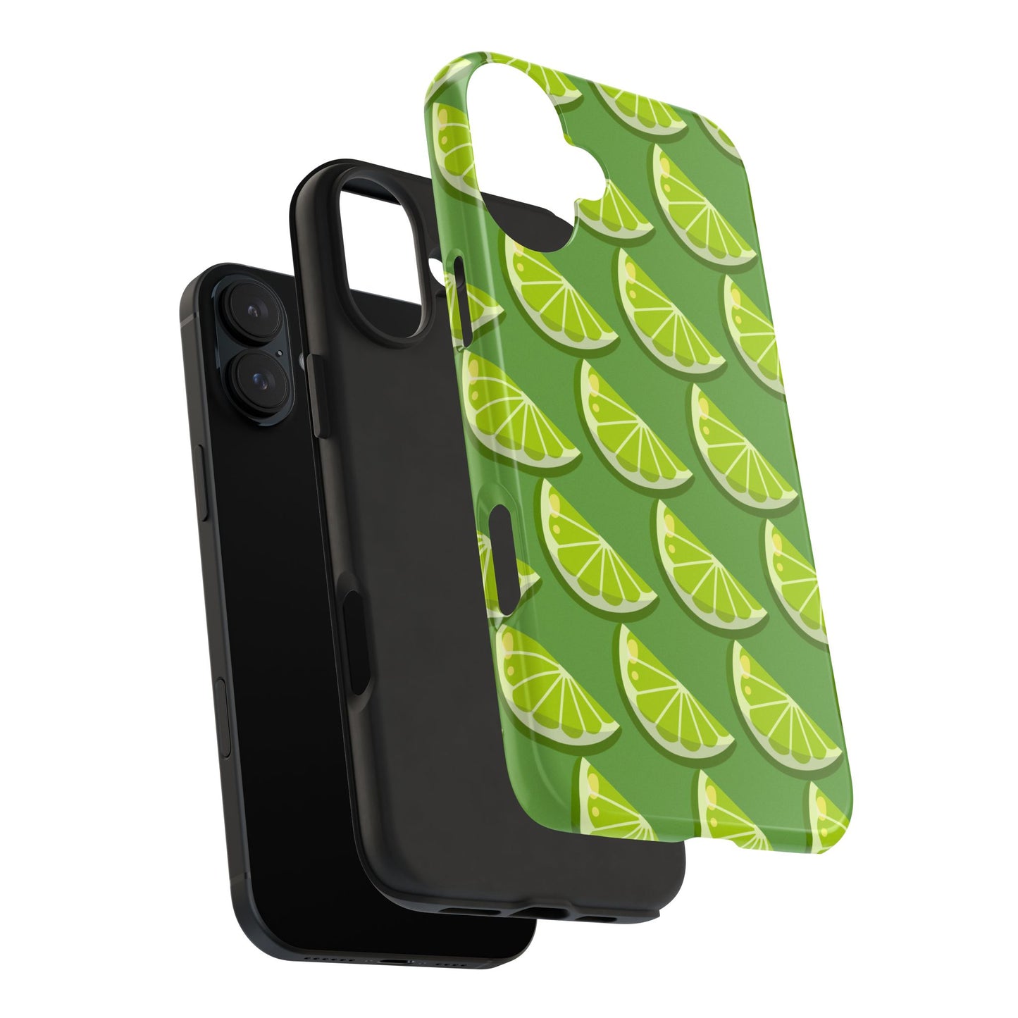 Lime Slice Tough Phone Case - Green Party - for iPhone