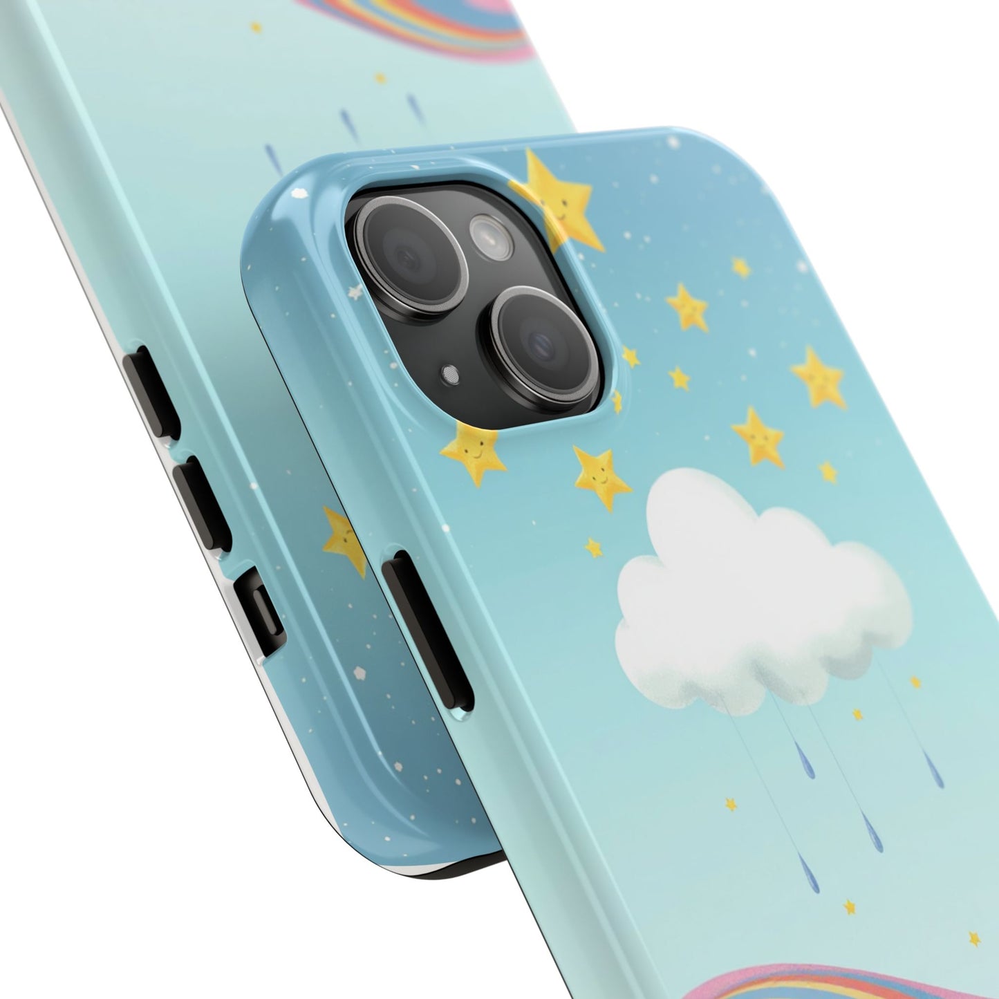 Colorful Rainbow Phone Case - Durable Tough Design for Adventurers
