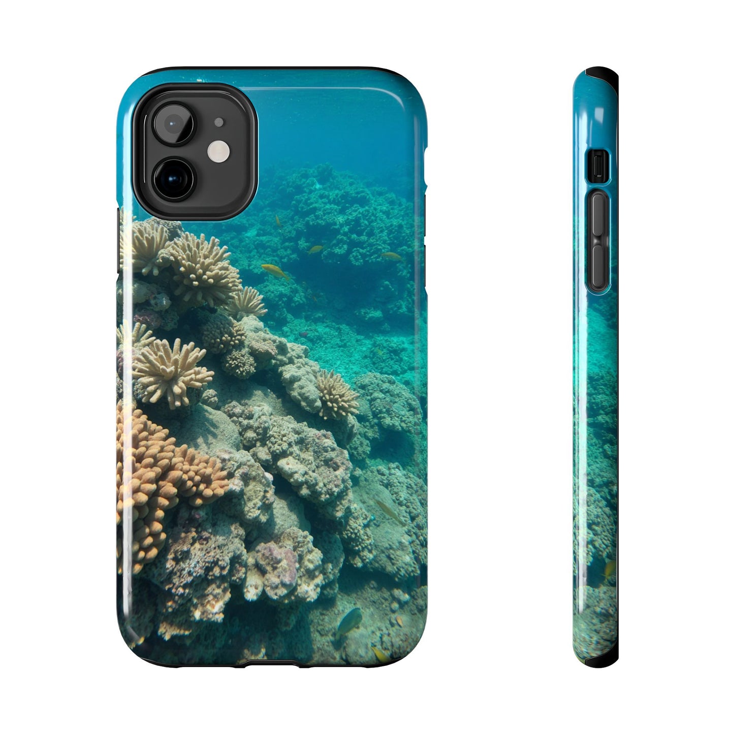 Coral Reef Tough Phone Case - Ocean Vibes Protection for Adventure Lovers