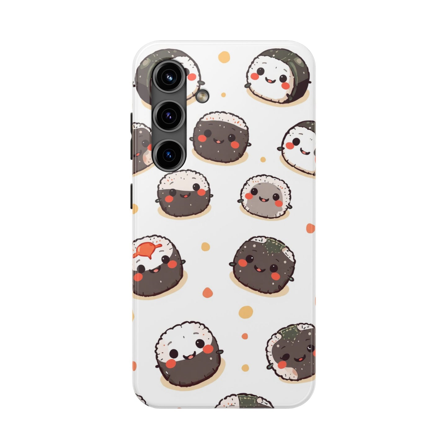 Cute Sushi Tough Phone Case - Kawaii Design for Food Lovers