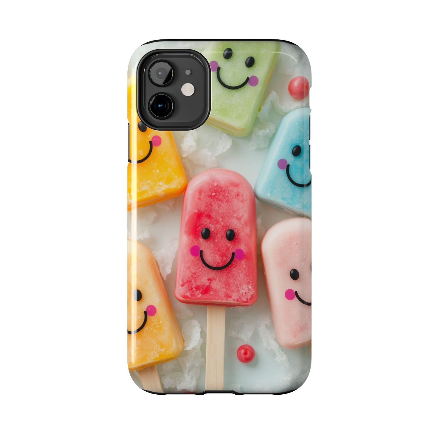 Cute Smile Popsicle Tough Phone Case - Fun Protection for Your Device