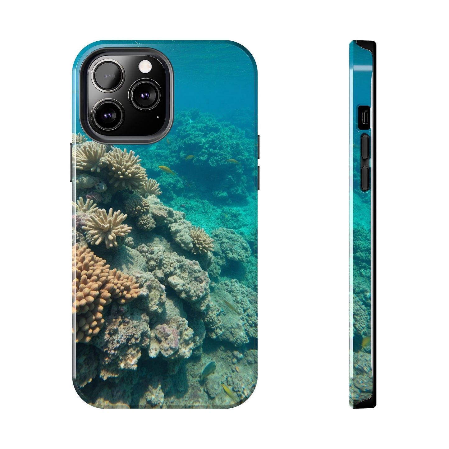 Coral Reef Tough Phone Case - Ocean Vibes Protection for Adventure Lovers