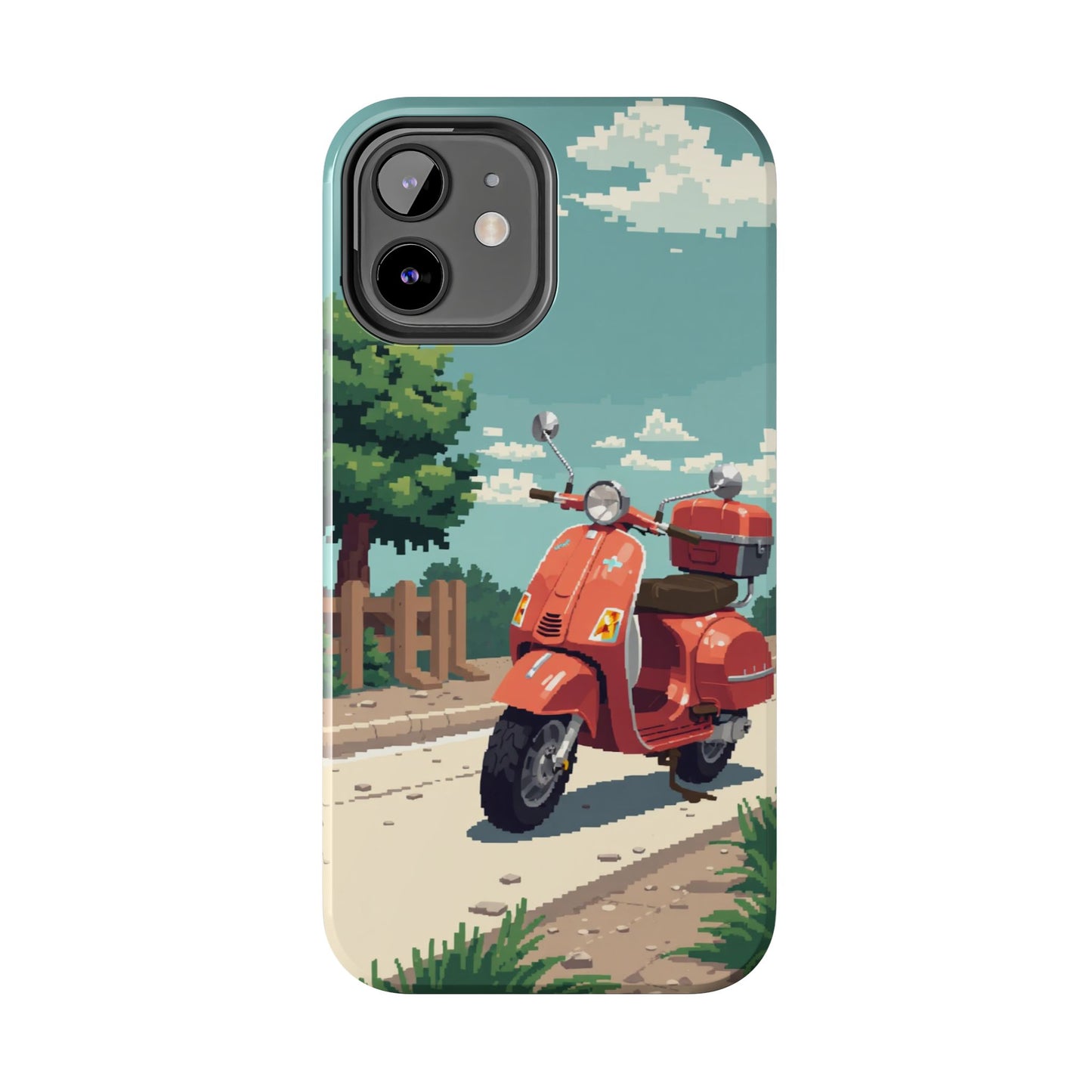 Retro Scooter Phone Case - Tough & Stylish Protection