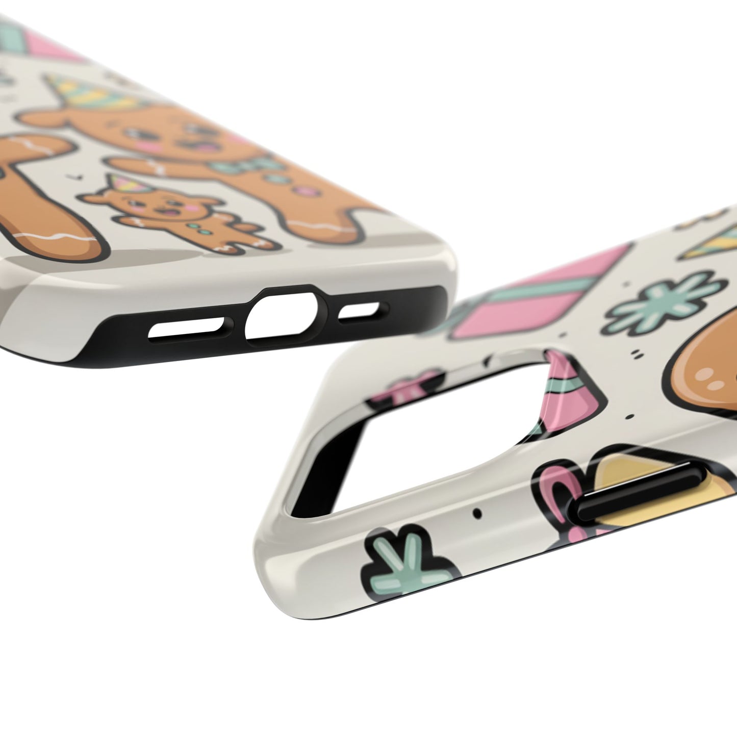 Gingerbread Family Dancing Holiday Phone Case