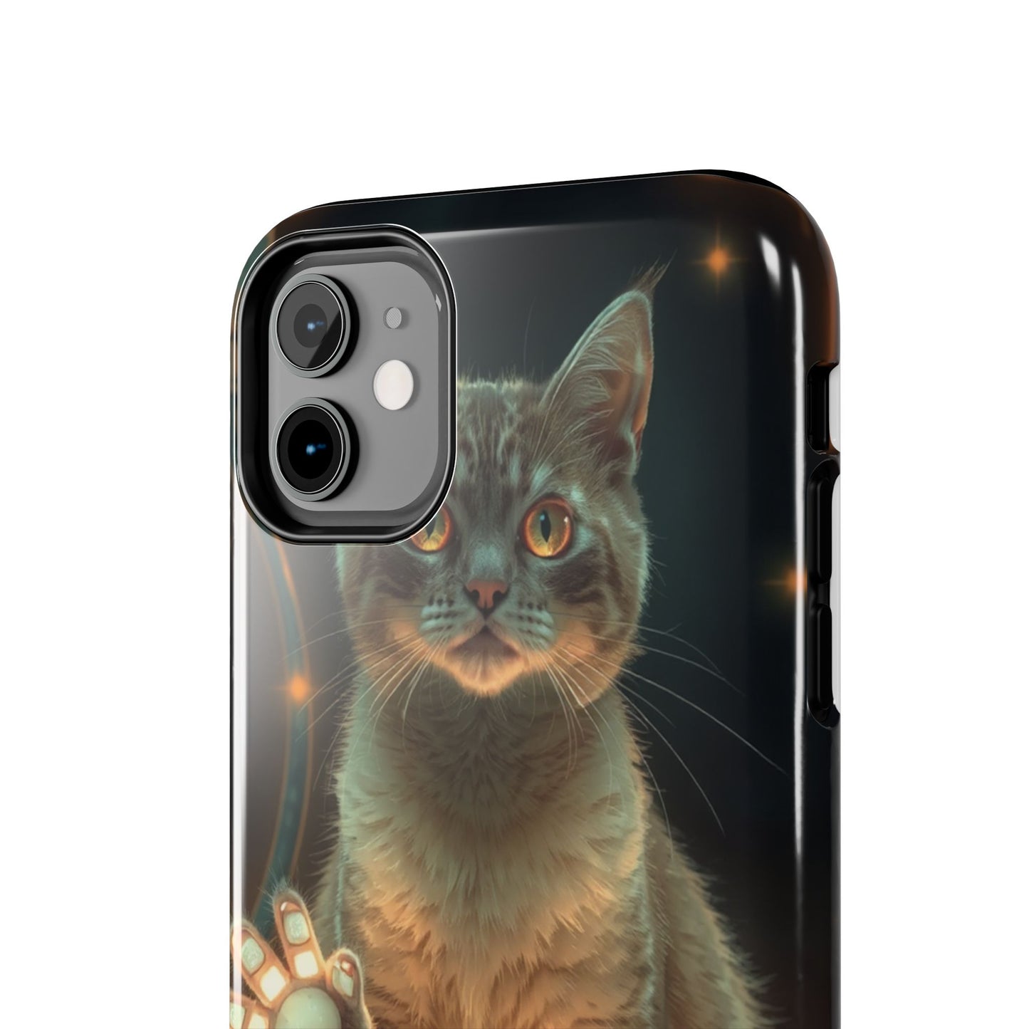 Whimsical Cat Phone Case | Tough Phone Cases for Cat Lovers, Pet Accessories, Gift for Cat Owners, Cute Phone Cover, Personalized Tech