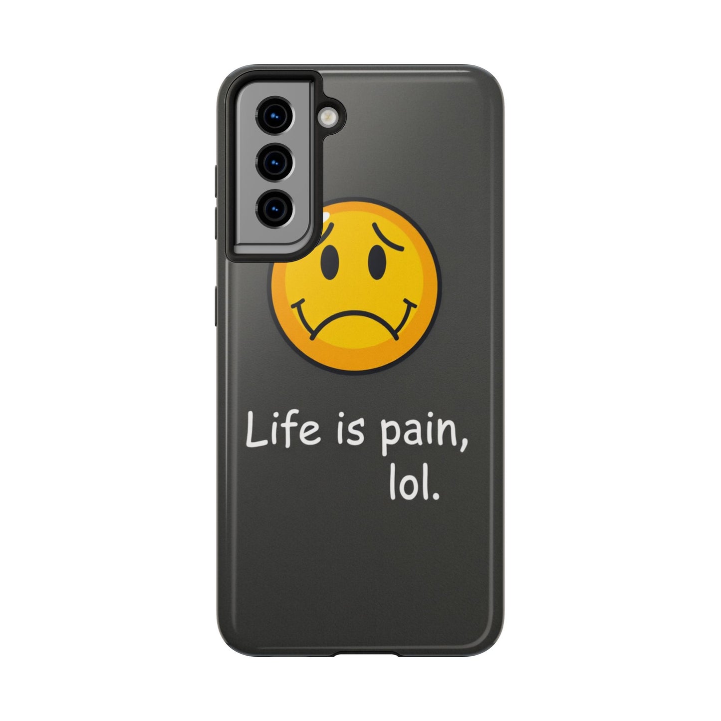 Life is Pain Tough Phone Case - Trendy Design for Smartphone Protection