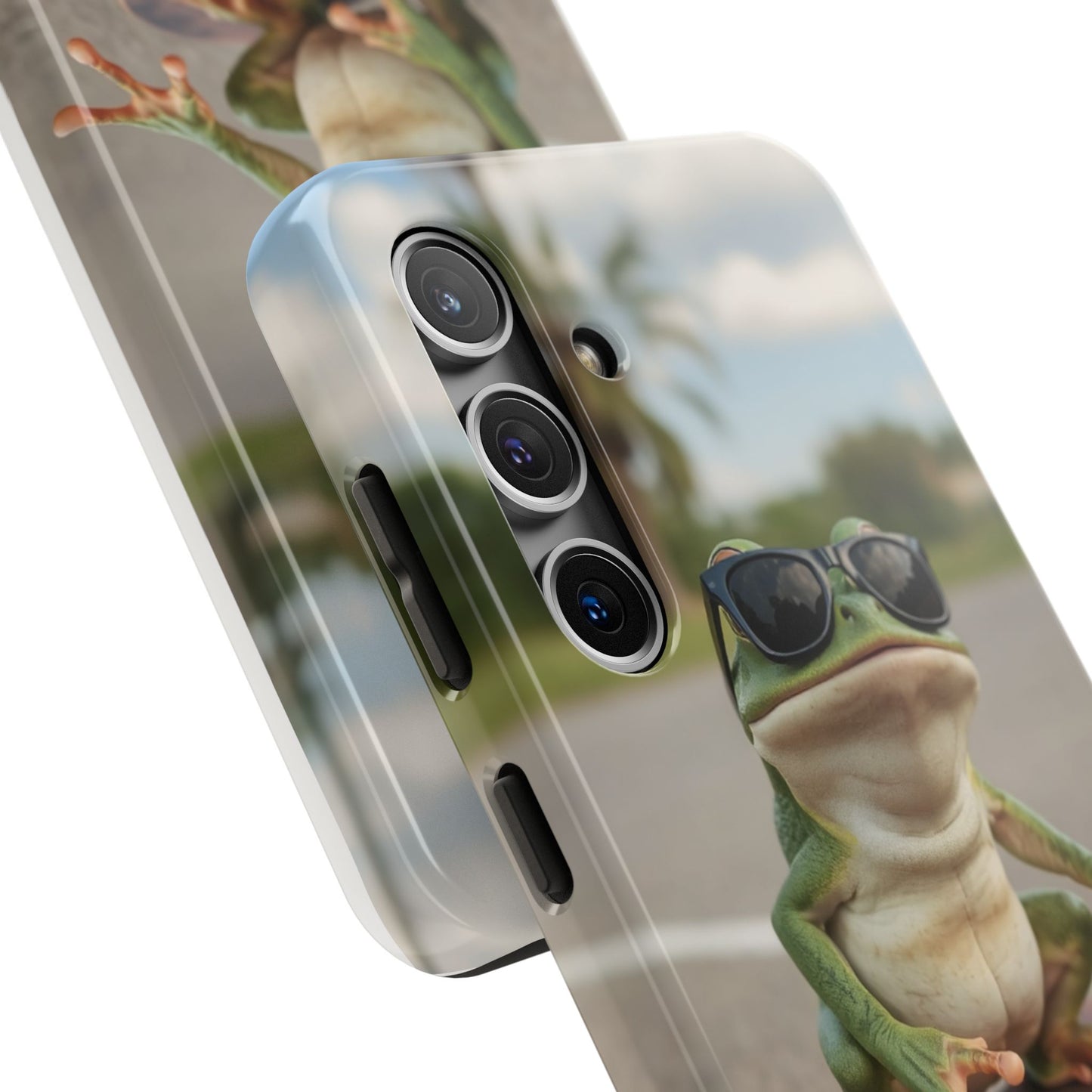 Cool Frog Skateboard Phone Case - Tough and Stylish Protection