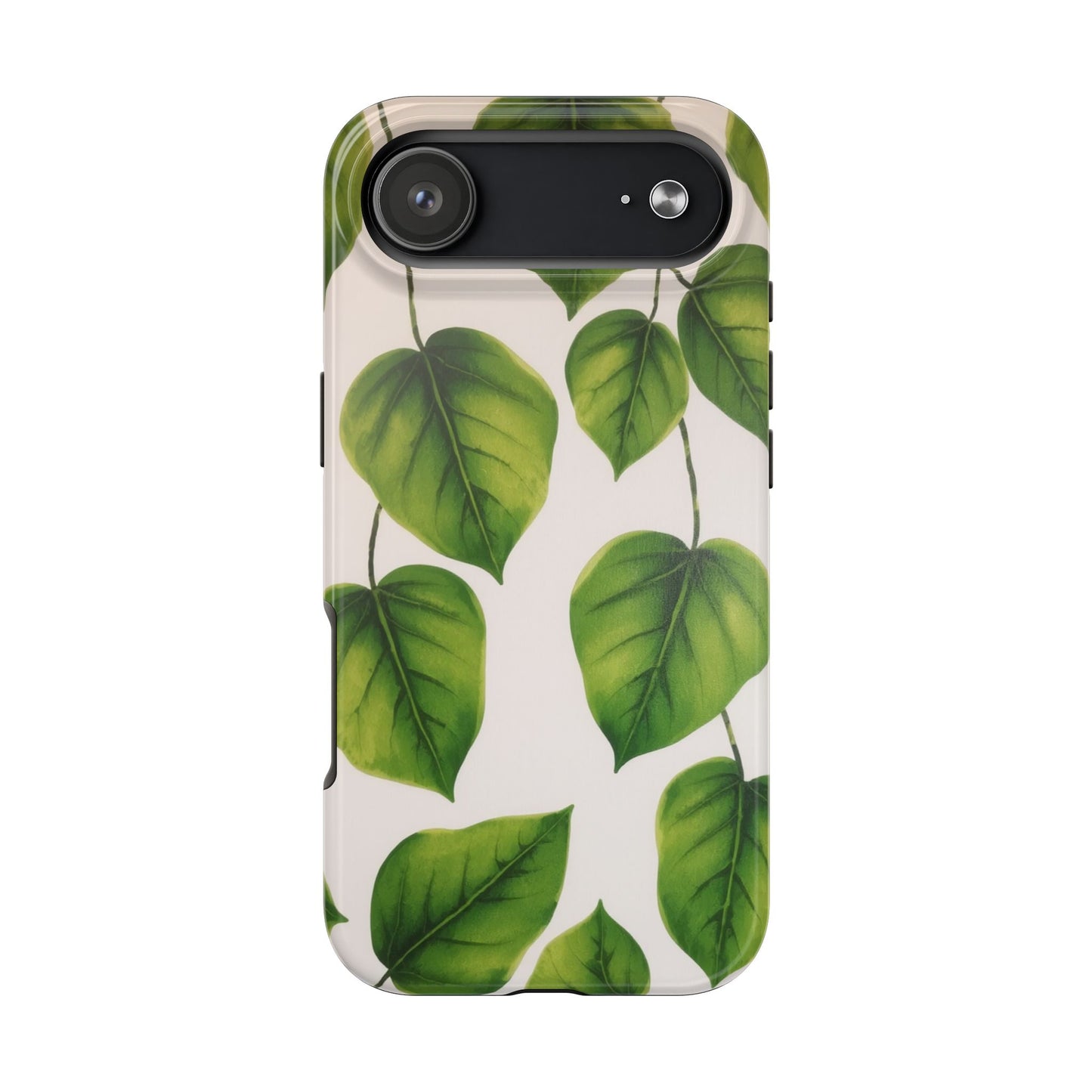 Tough Phone Cases with Green Leaf Design | Eco-Friendly Protection for Nature Lovers
