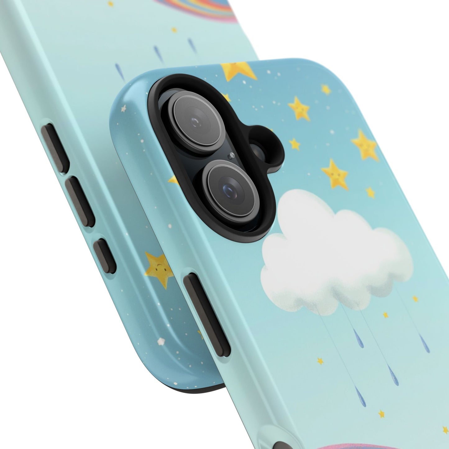 Colorful Rainbow Phone Case - Durable Tough Design for Adventurers